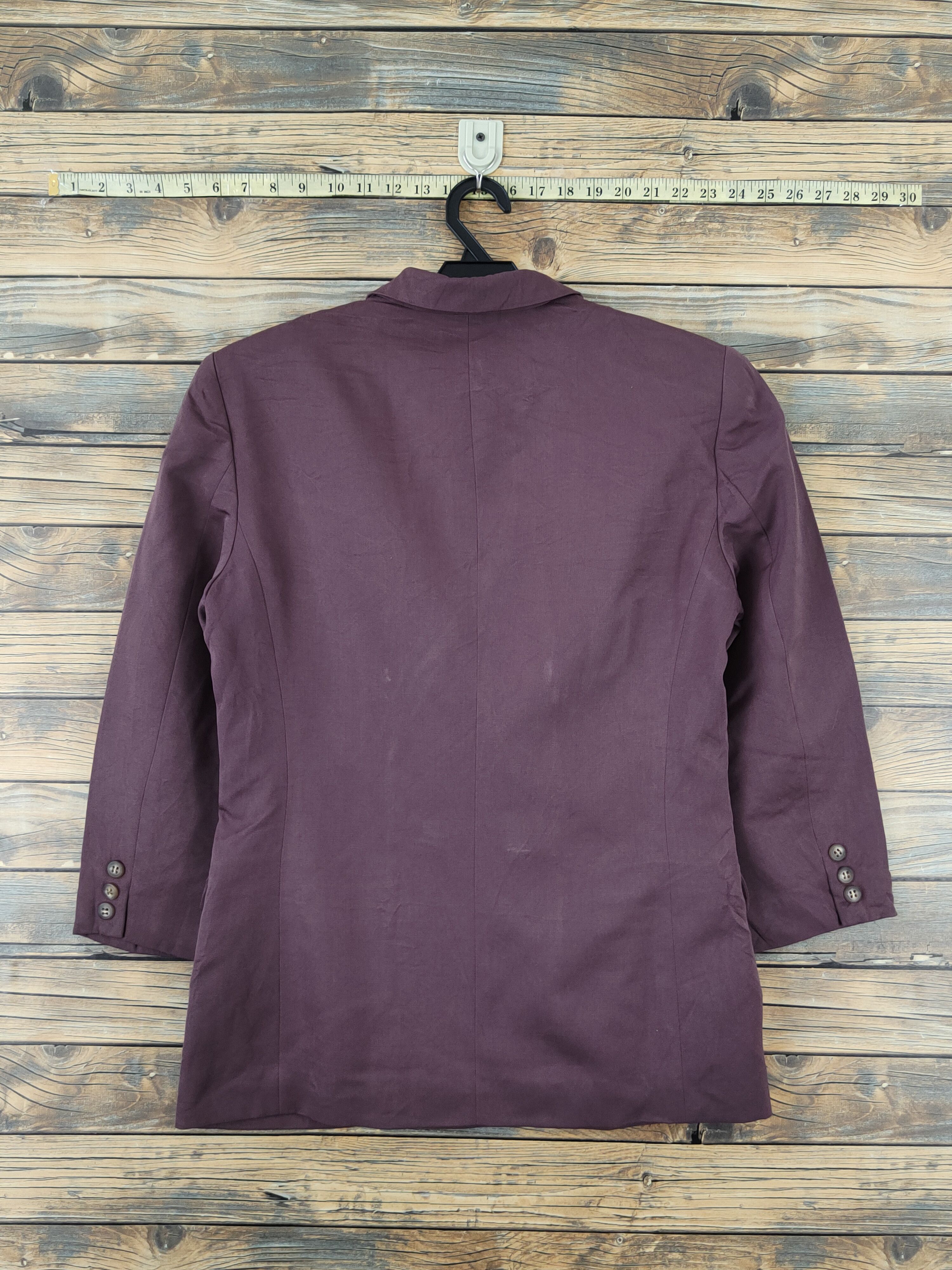 Japanese Brand × Vintage Retro Designer by B.B.N.Y Purple Blazers Size M / US 6-8 / IT 42-44 - 8 Thumbnail