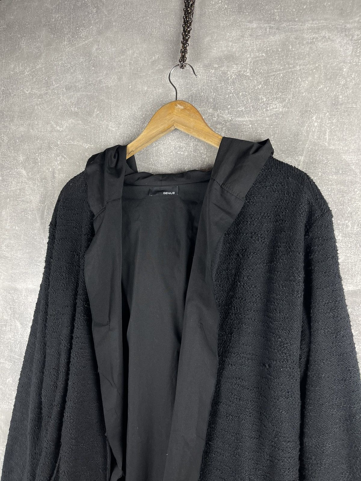 Other Avant Garde Gothic Opium Black Open Hooded Coat Oversized Size US L / EU 52-54 / 3 - 7 Thumbnail