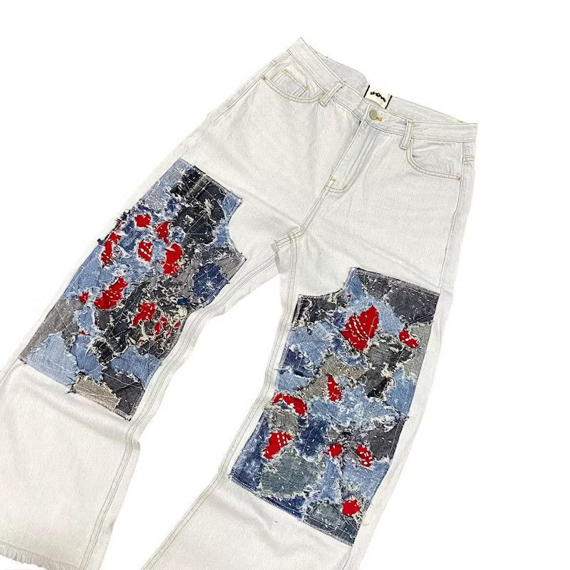 Beauty Beast Japanese reworked denim double knee Size US 31 - 3 Thumbnail