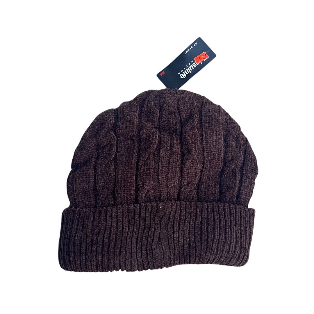 Vintage VINTAGE Thinsulate Cable Knit Hat NWT Size ONE SIZE - 3 Thumbnail