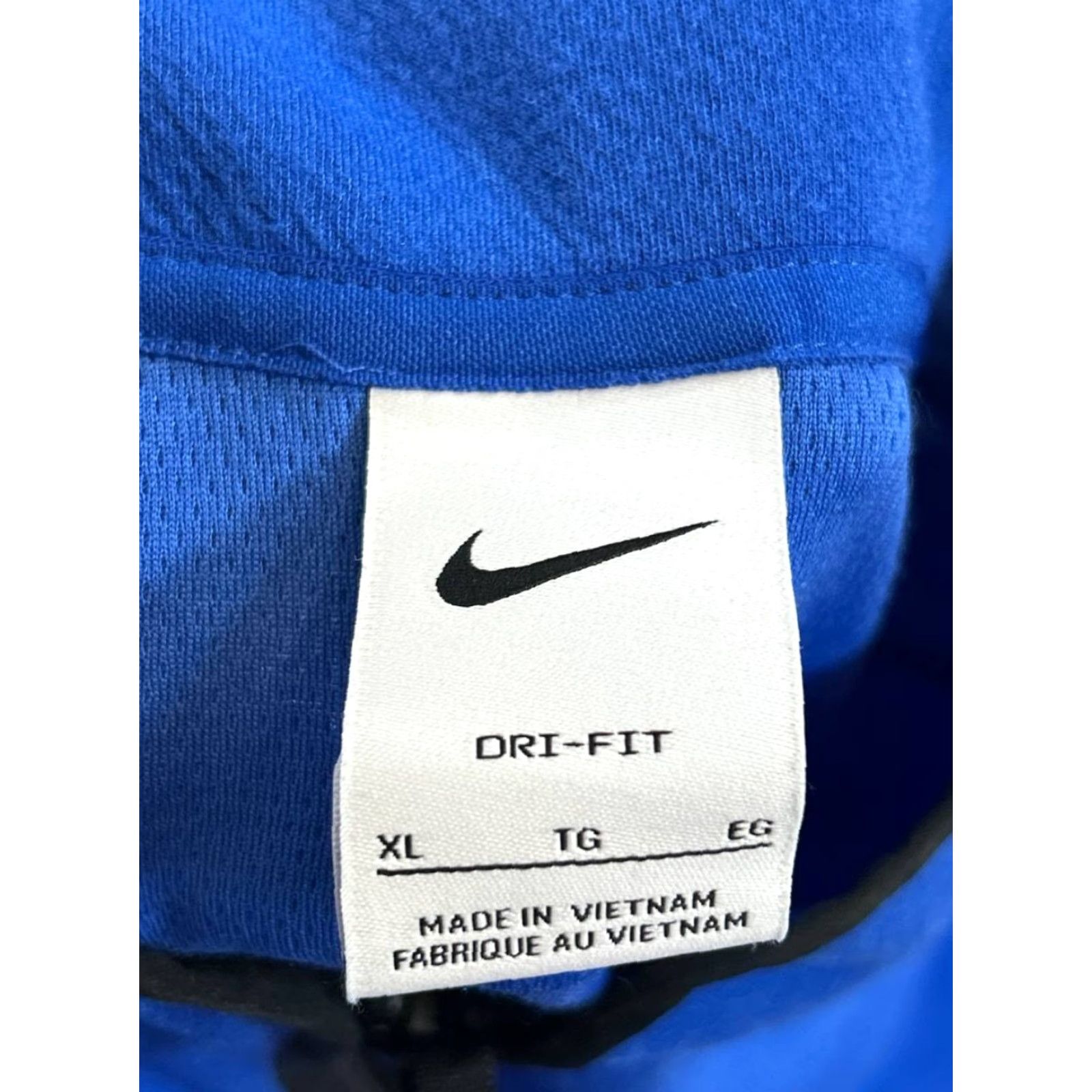 Nike Nike Sweater Logo Mens XL Blue Dri-Fit Quarter Zip Mock Neck Pullover Knit Long Sleeve Casual Winter Fall Golf Size US XL / EU 56 / 4 - 5 Thumbnail