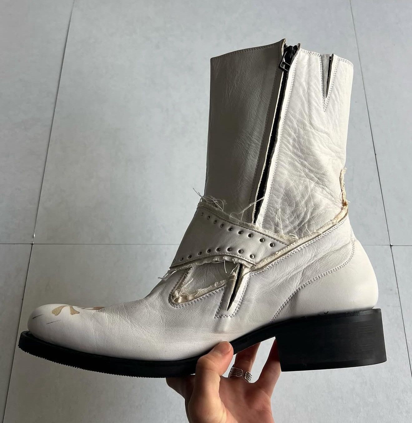 Other Unreal Giftur Crump Skull Engineer Boots 9.5 Men Size US 9.5 / EU 42-43 - 5 Thumbnail