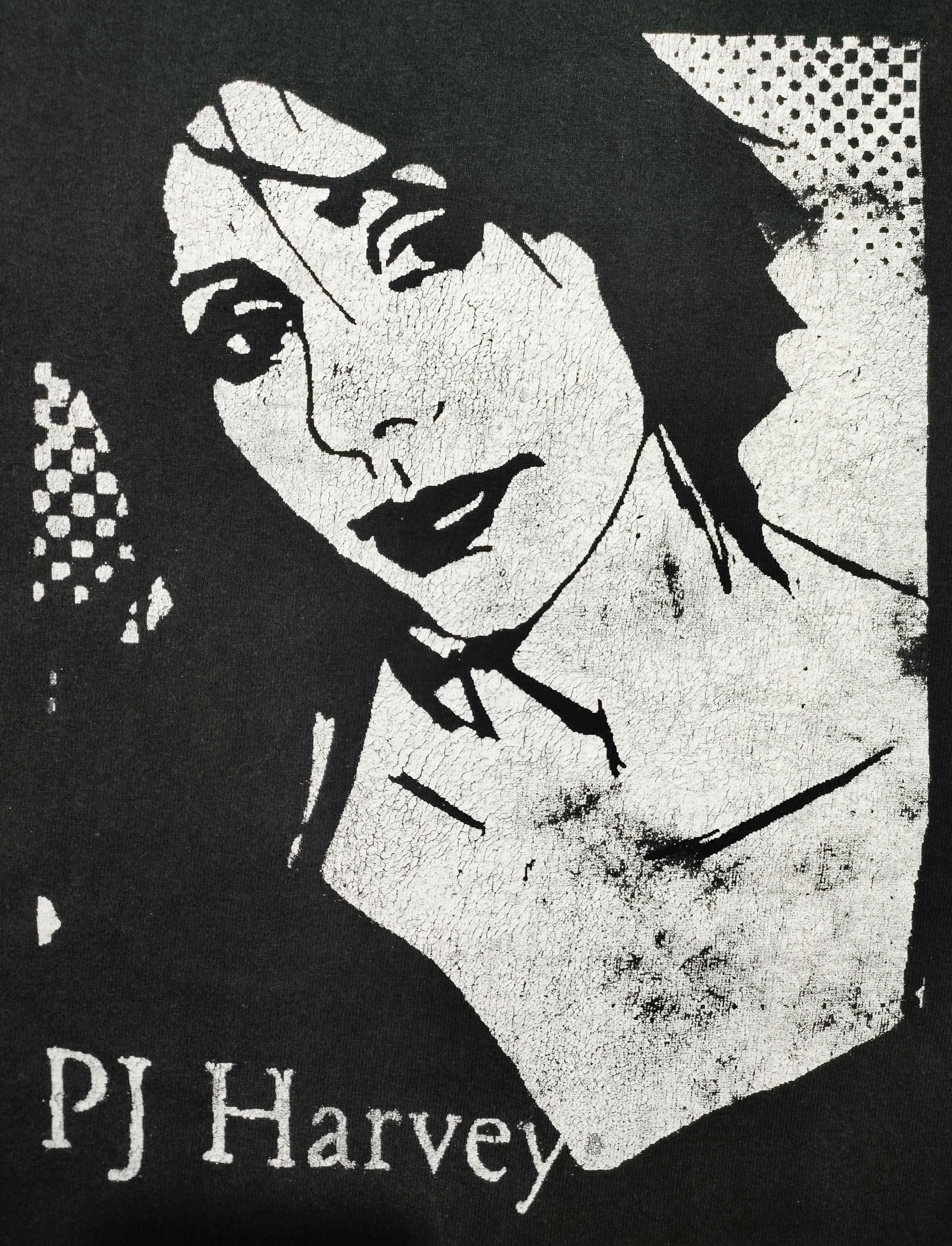 Band Tees 00s PJ HARVEY Vintage Band Tee Size US L / EU 52-54 / 3 - 3 Thumbnail