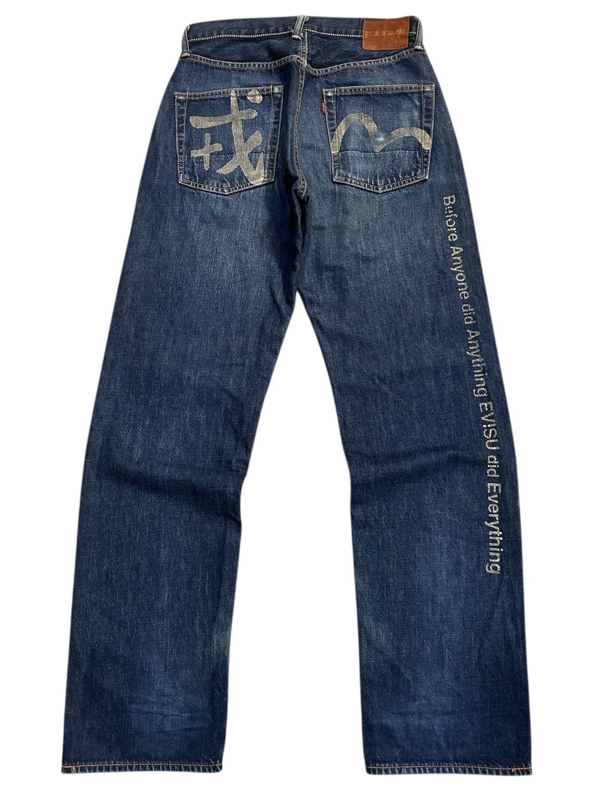 Japanese Brand × Kapital × Vintage Vintage EVISU SELVEDGE MADE IN JAPAN Denim Jeans Size US 30 / EU 46 - 1 Thumbnail