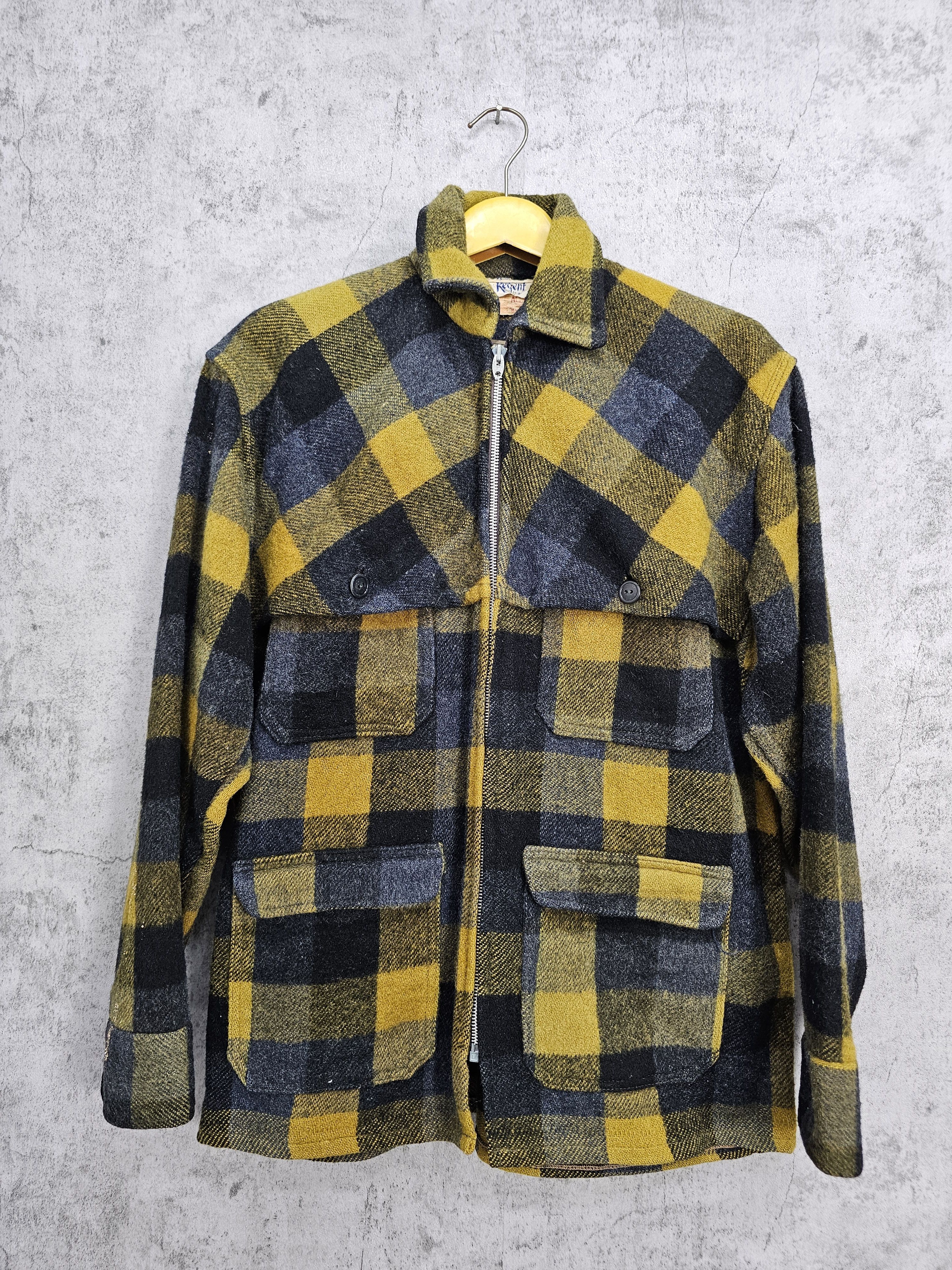 Vintage 60´s Humphrey All Wool Coat Hunting Jacket J0032 - Outerwear