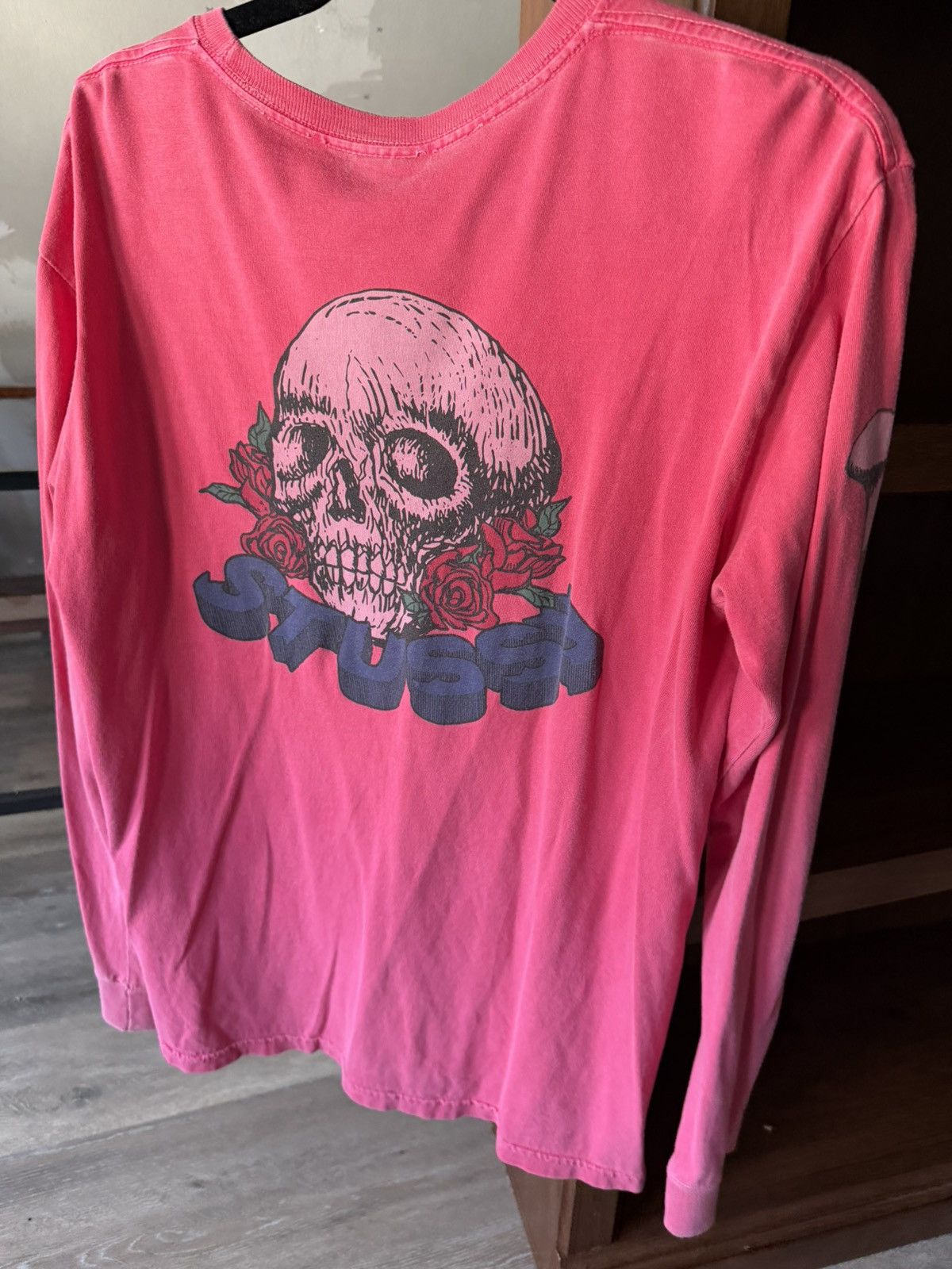 Stussy Pink Stussy skull long sleeve Size US M / EU 48-50 / 2 - 1 Thumbnail