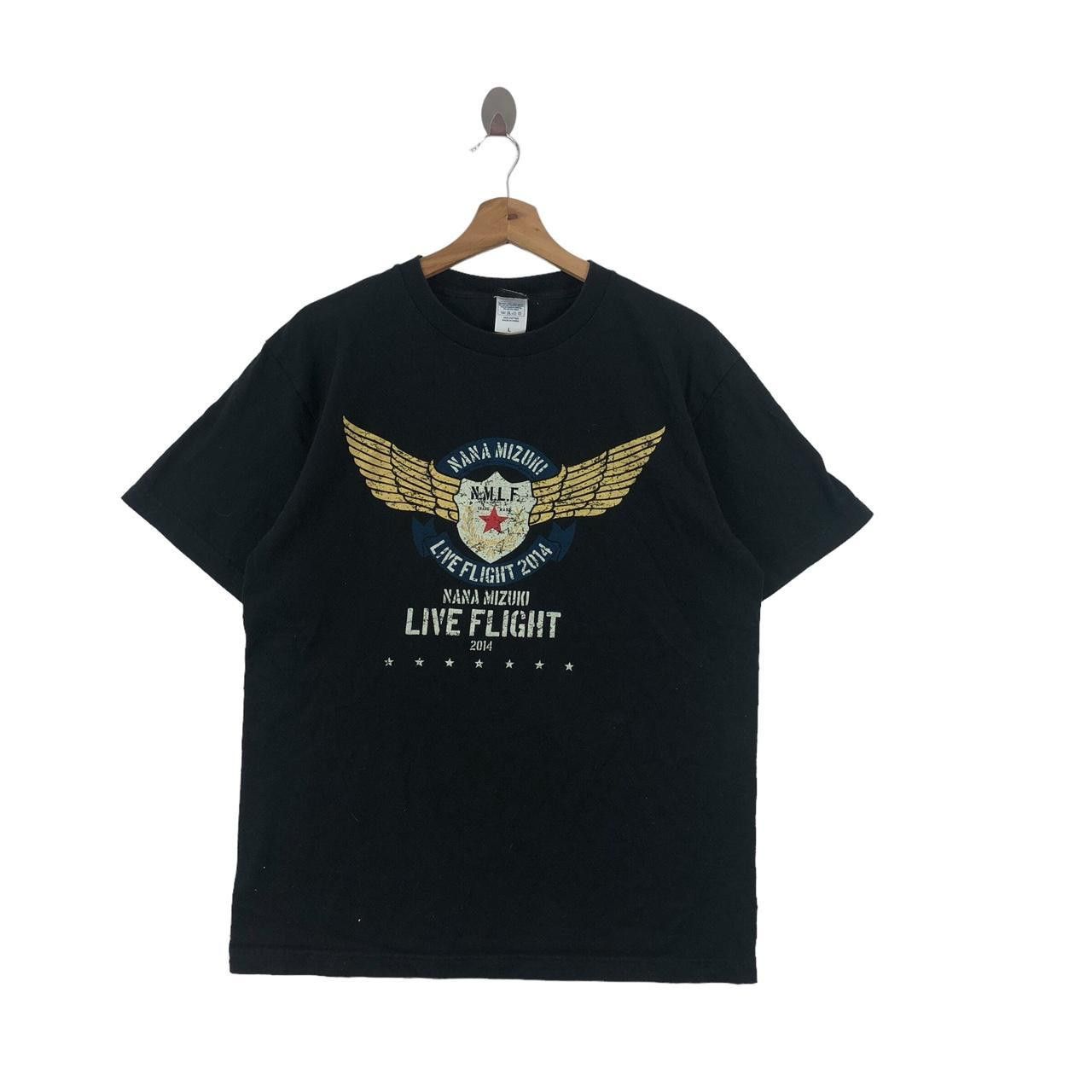 Band Tees NANA MIZUKI Hinata Hyuga Voice 2014 Live Flight Tee Shirt Size US L / EU 52-54 / 3 - 1 Thumbnail