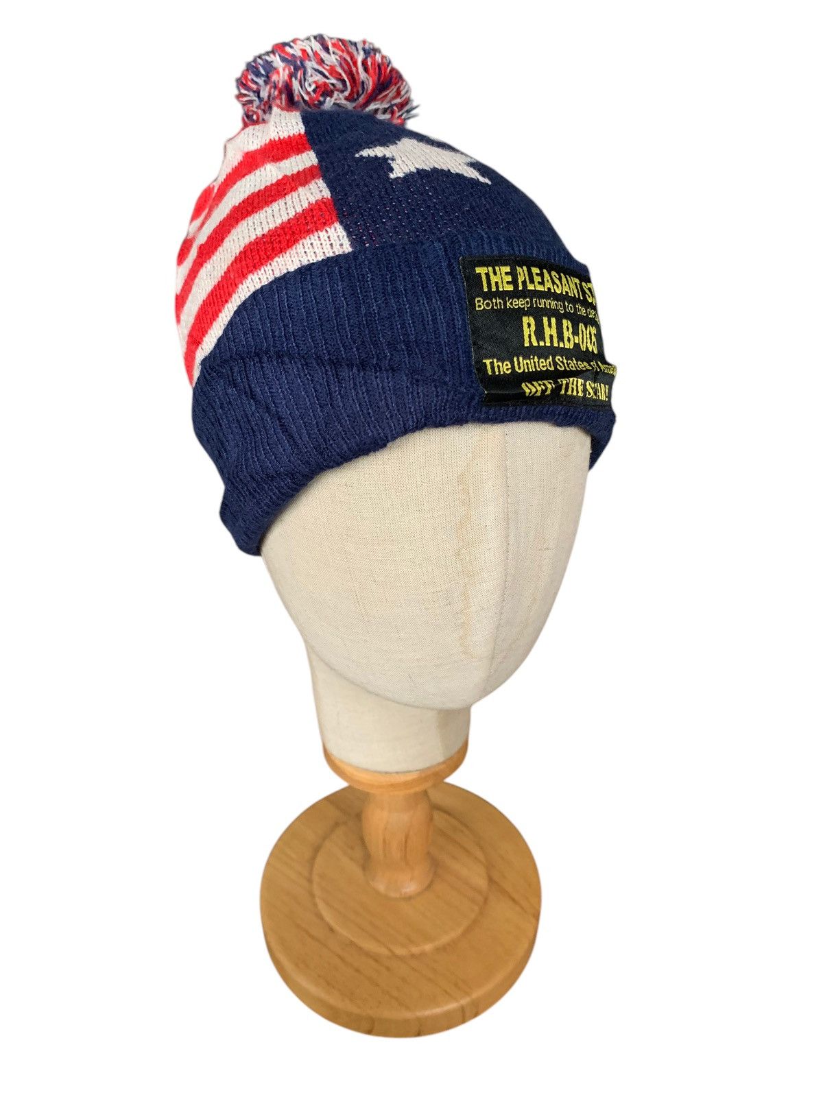 Japanese Brand × Kapital × Vintage American flag knitted Winter sessions Beanie Hats Size ONE SIZE - 2 Thumbnail
