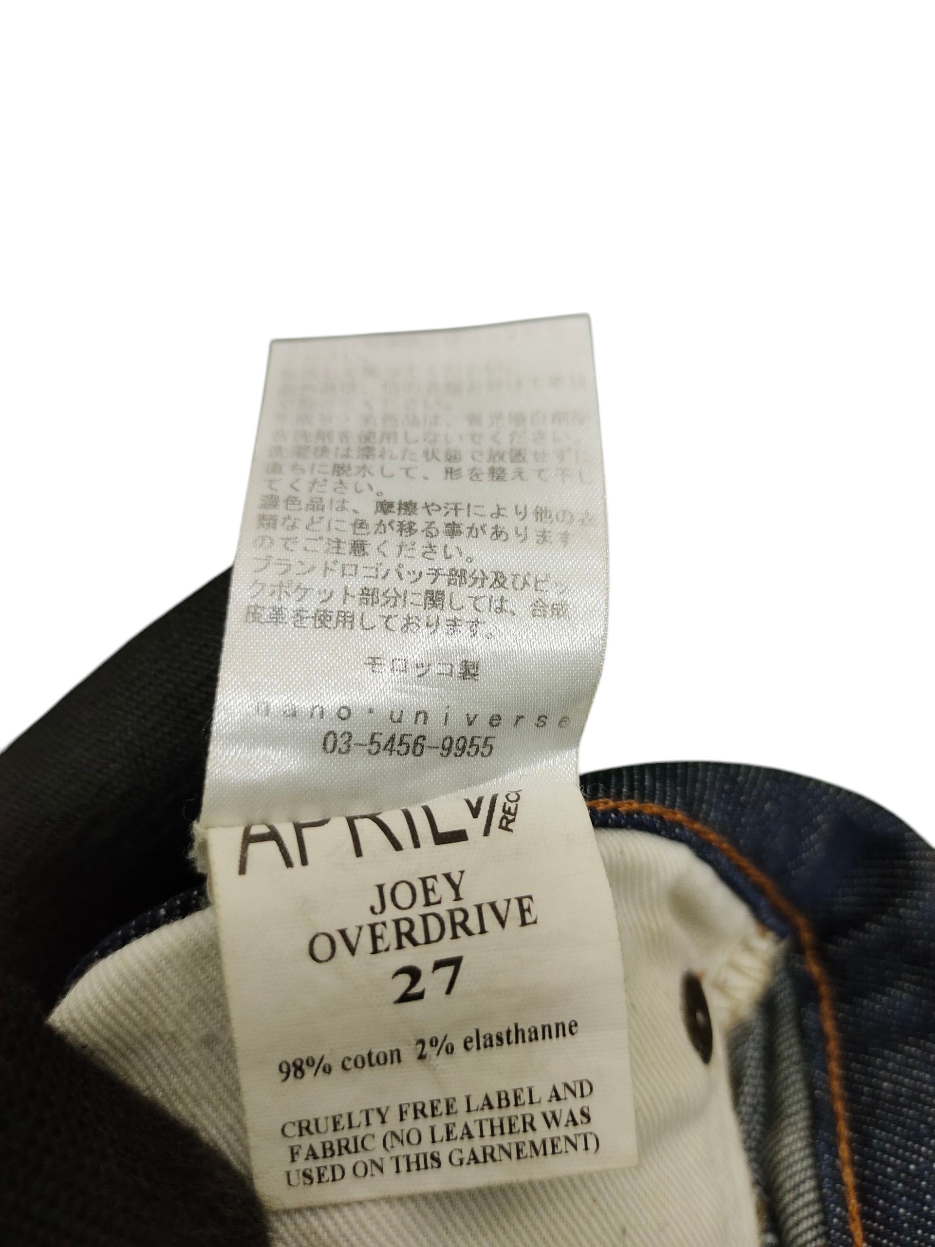 April 77 April 77 Joey Overdrive Skinny Fit Denim Jeans Size US 28 / EU 44 - 13 Thumbnail