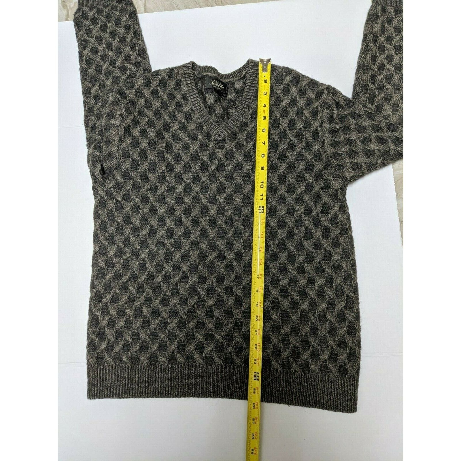 Tasso Elba S.P.A Tasso Elba Collezione Alpaca Blend Sweater size M Size US M / EU 48-50 / 2 - 6 Thumbnail
