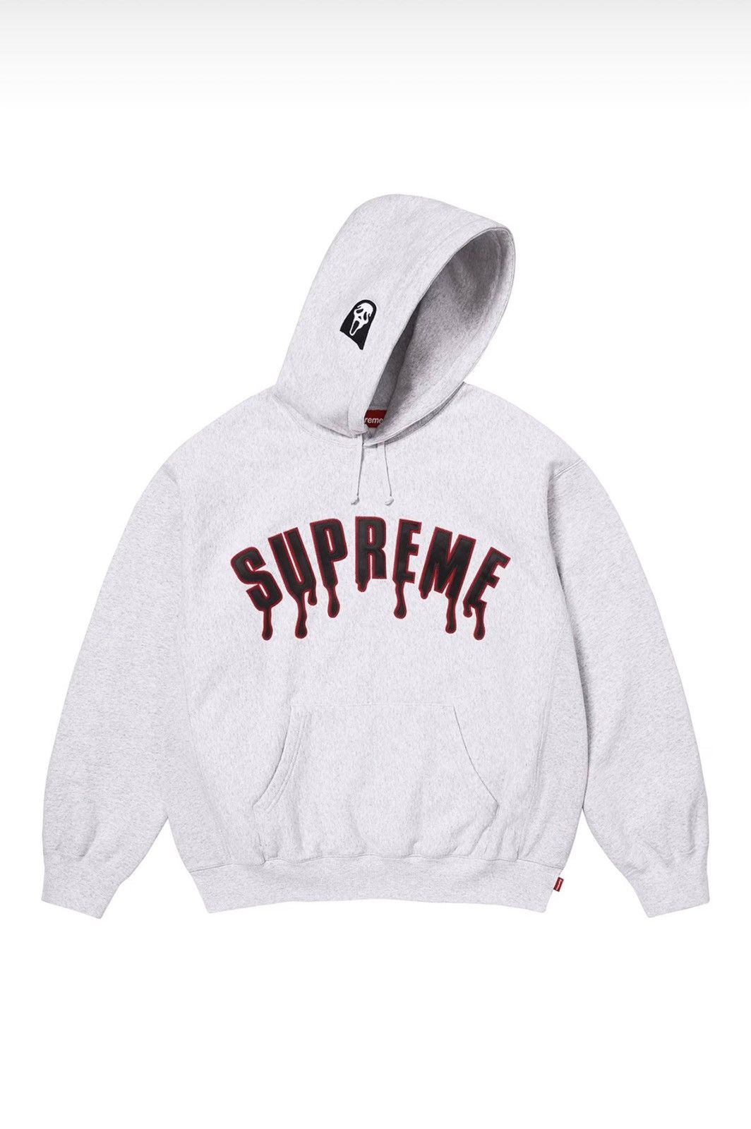 Supreme Supreme Ghostface Arc Hooded Sweatshirt (Ash grey) (M) Size ONE SIZE - 1 Preview
