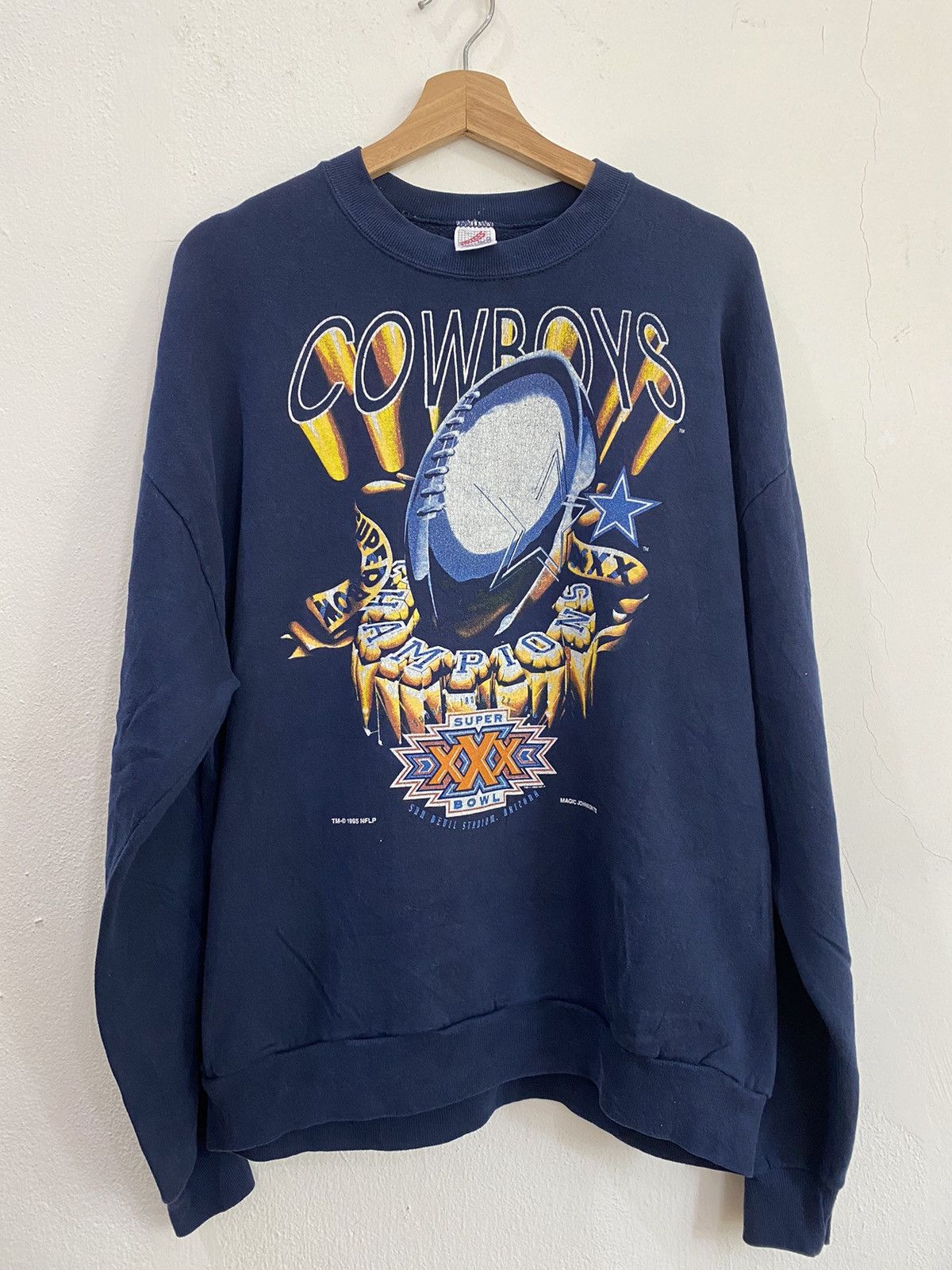 NBA × Vintage 🔥 Vintage 1995 Dallas Cowboys SuperBowl Champions Size US XL / EU 56 / 4 - 1 Thumbnail