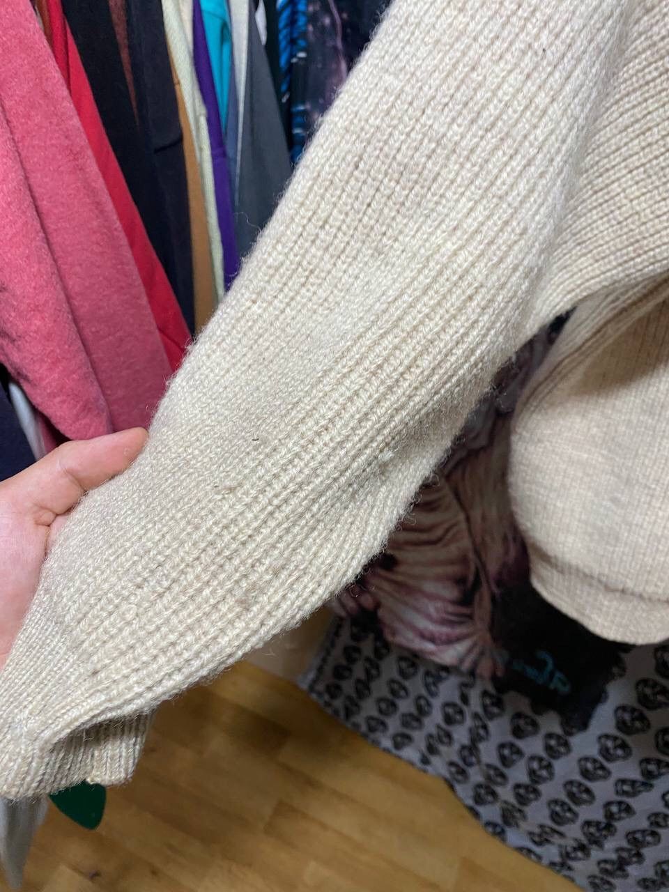 Barbour × Vintage VINTAGE BARBOUR MADE IN ENGLAND 80s HEAVY WOOL SWEATER Size US S / EU 44-46 / 1 - 12 Thumbnail
