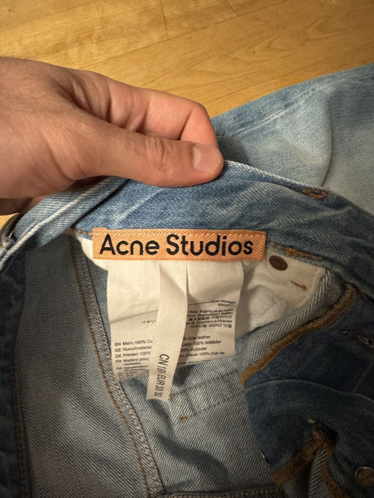 Acne Studios acne studios 2021m denim Size US 33 - 6 Thumbnail