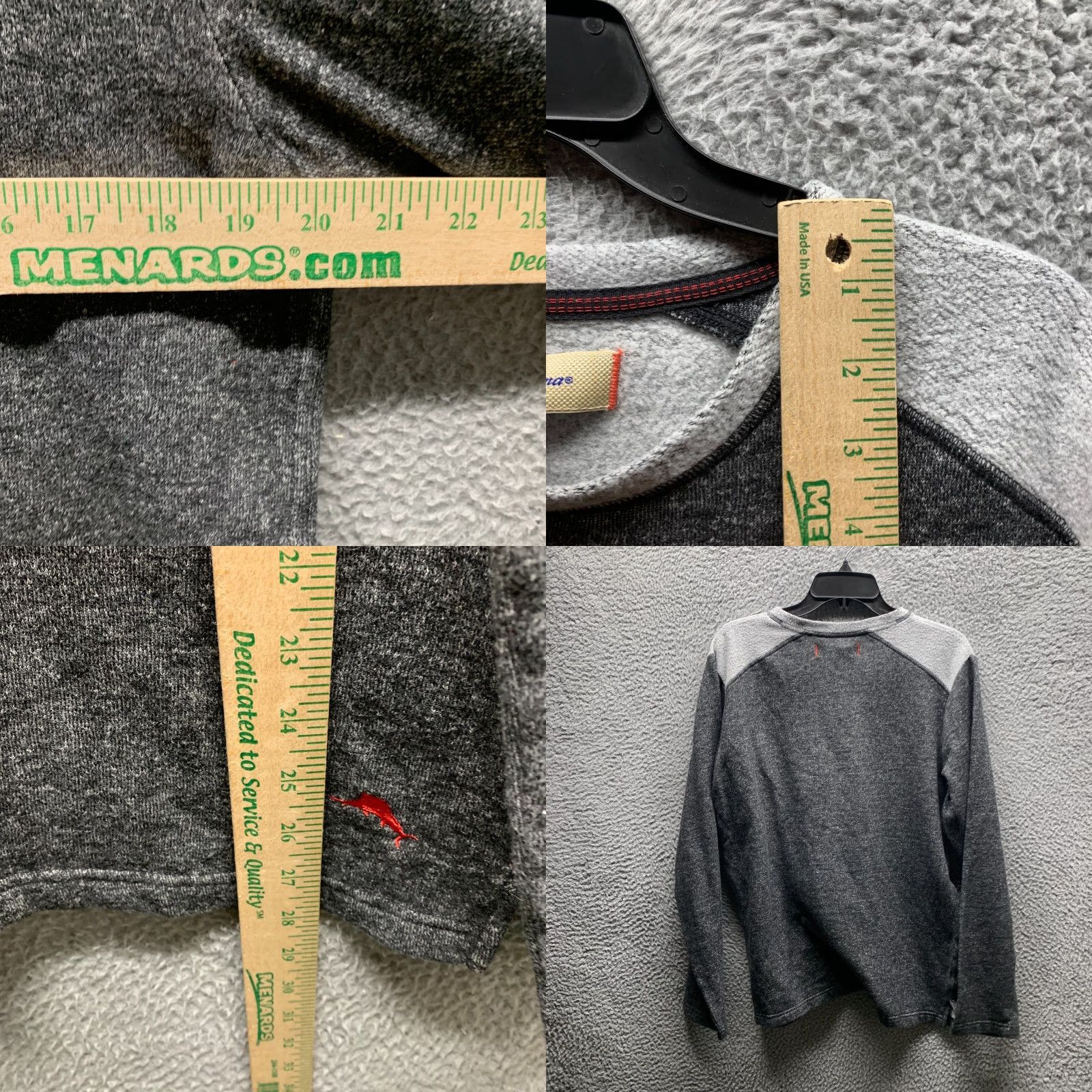 Tommy Bahama Tommy Bahama Sweatshirt Mens Crew Neck Knit Cotton Polyester Gray Adult Medium Pullover 90s Casual Casual Crew Neck Sweatshirt Mens Size US L / EU 52-54 / 3 - 8 Thumbnail