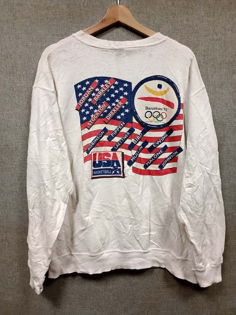 NBA Vintage Sweatshirt Dream Team USA Basketball Olympic 1992 Size US L / EU 52-54 / 3 - 2 Thumbnail