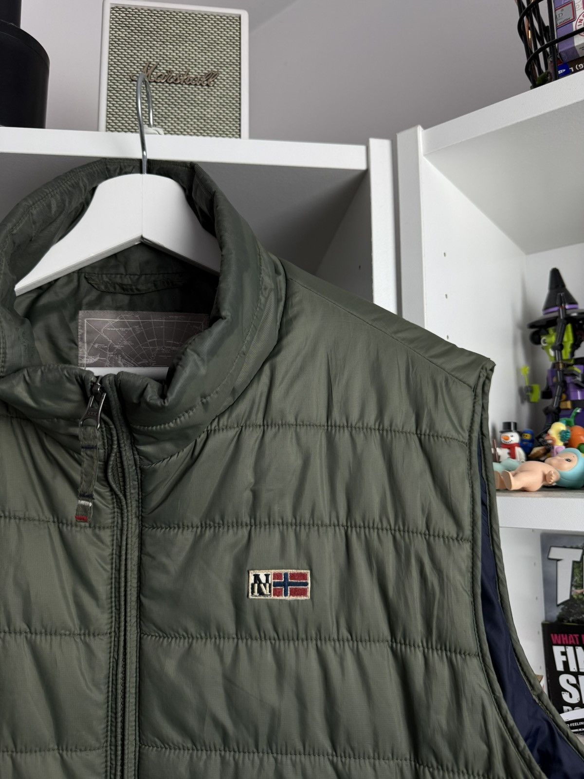 Designer × Napapijri Napapijri small logo lightweight puffer vest XXL gorpcore Size US XXL / EU 58 / 5 - 4 Thumbnail
