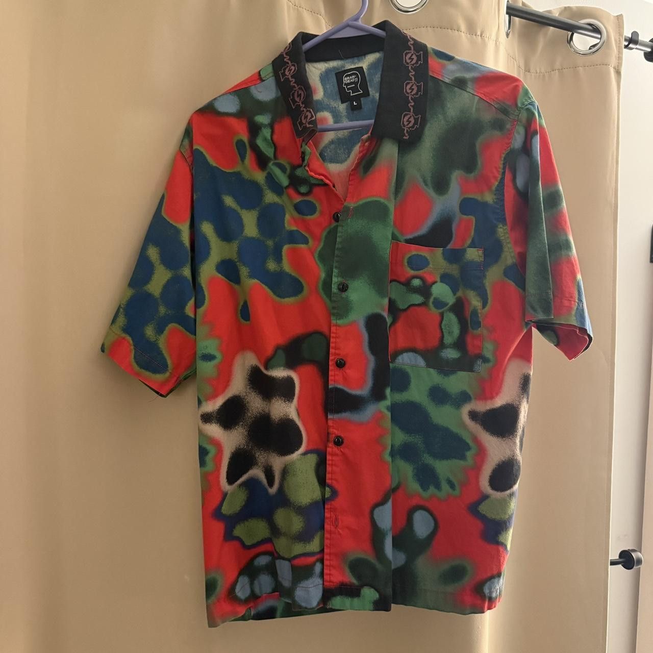 Brain Dead Amoeba Watercolor Button Down Size US L / EU 52-54 / 3 - 1 Thumbnail
