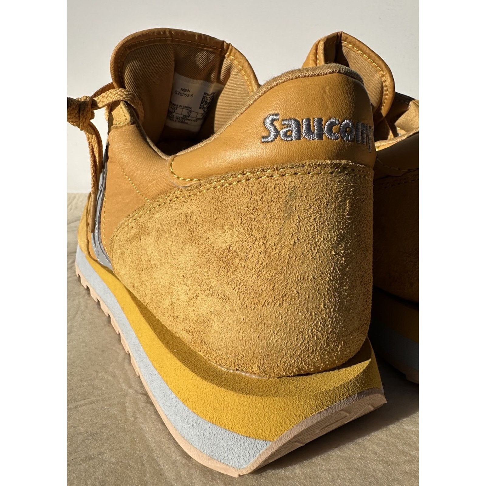 Saucony Saucony Shoes Mustard Jazz Original Sneaker Running Shoes 13 Size US 13 / EU 46 - 4 Thumbnail