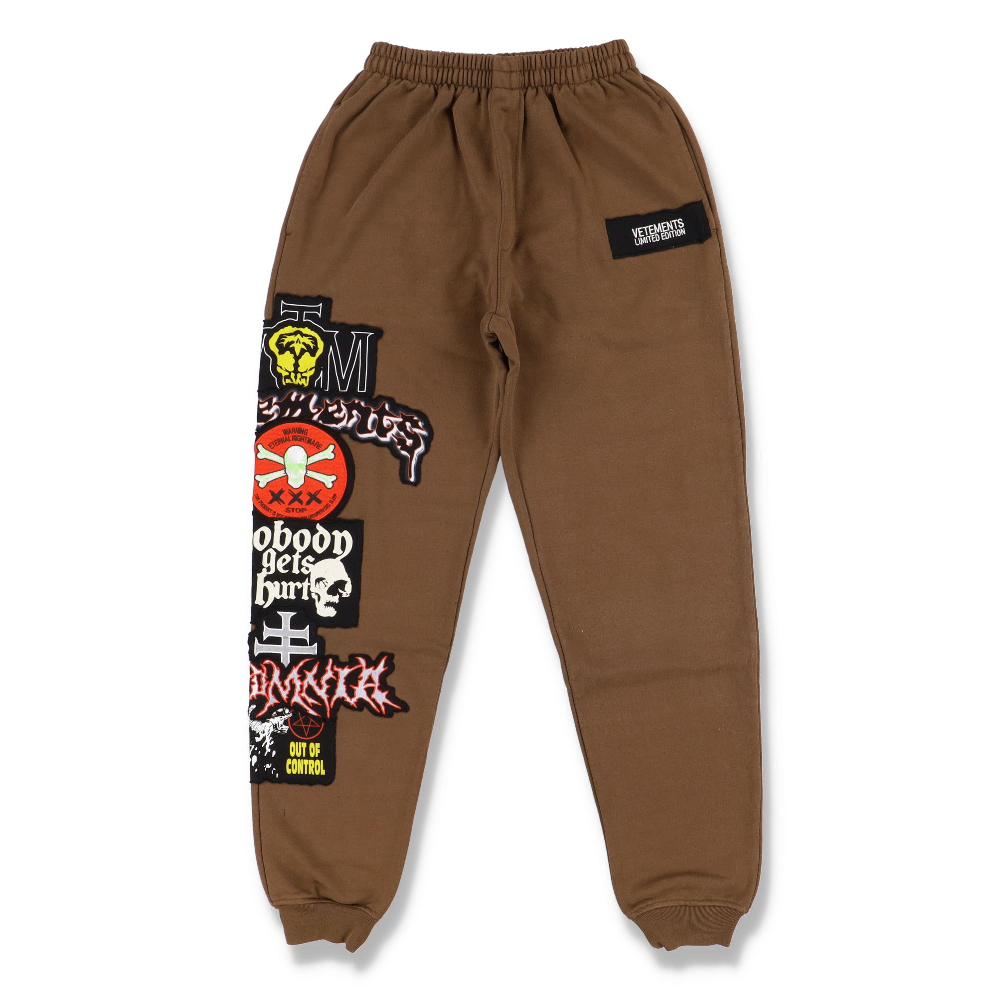 Vetements Metal Patched Logo Sweatpants Size US 30 / EU 46 - 1 Thumbnail