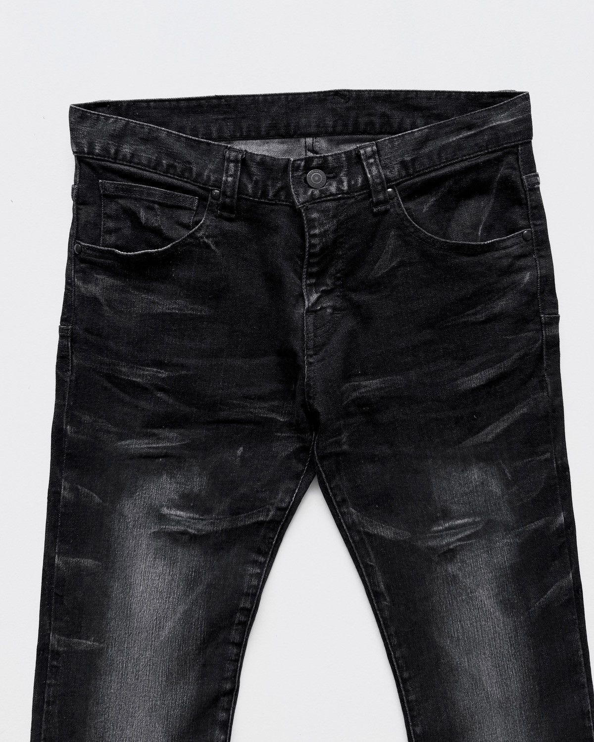 Tornado Mart TORNADO MART WASHED BLACK SKINNY JEANS Size US 31 - 2 Thumbnail