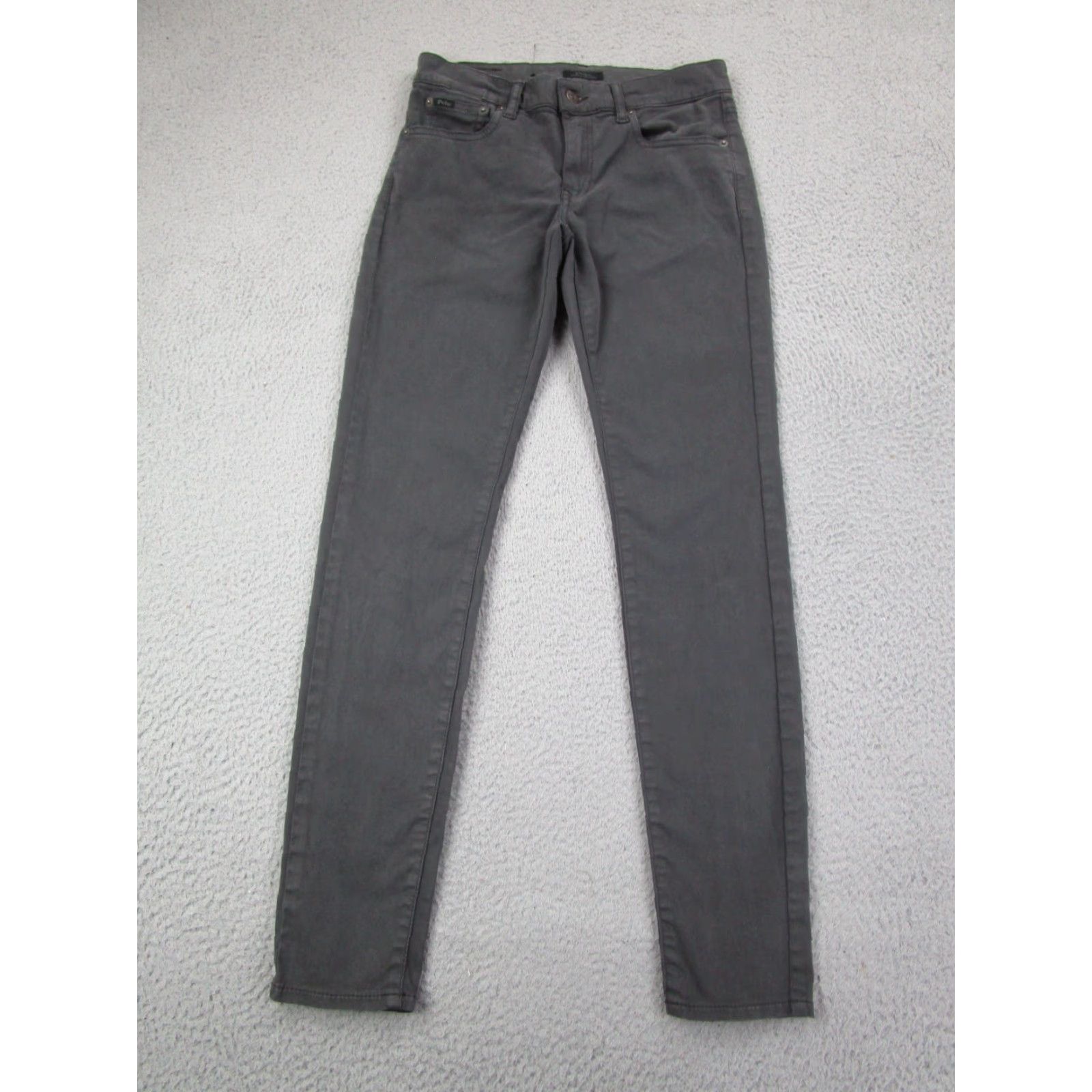 Polo Ralph Lauren Polo Ralph Lauren Jeans Womens 27 Gray Tompkins Skinny Pants Preppy Luxury Slim Size 27" / US 4 / IT 40 - 2 Thumbnail