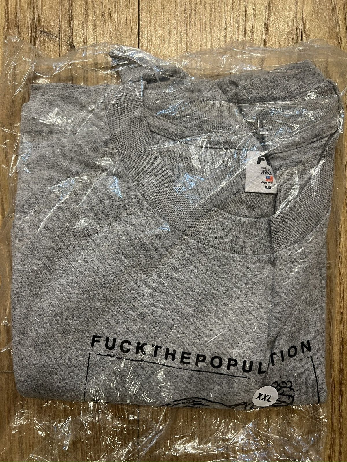 Fuck The Population Last Resort Tee Size US XXL / EU 58 / 5 - 2 Thumbnail