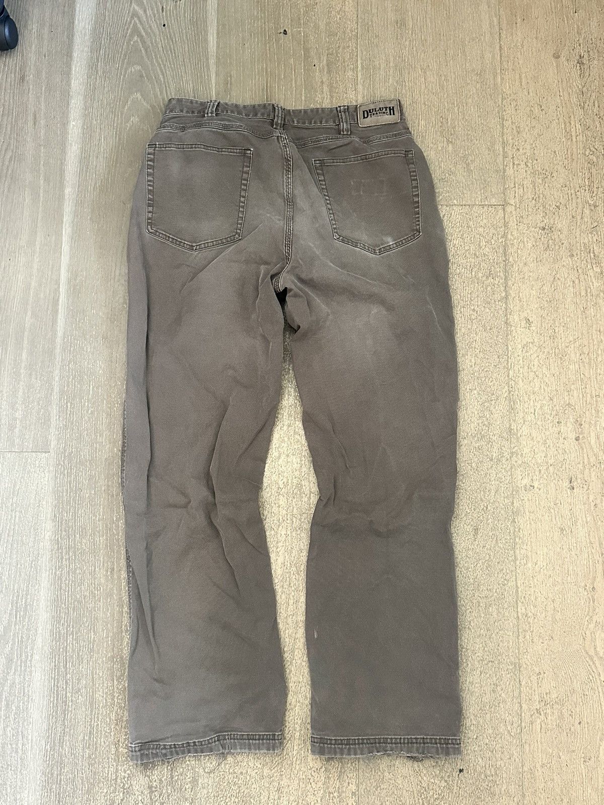 Carhartt × Duluth Trading Company × Vintage Duluth Workwear Brown Pants Size US 38 / EU 54 - 2 Thumbnail