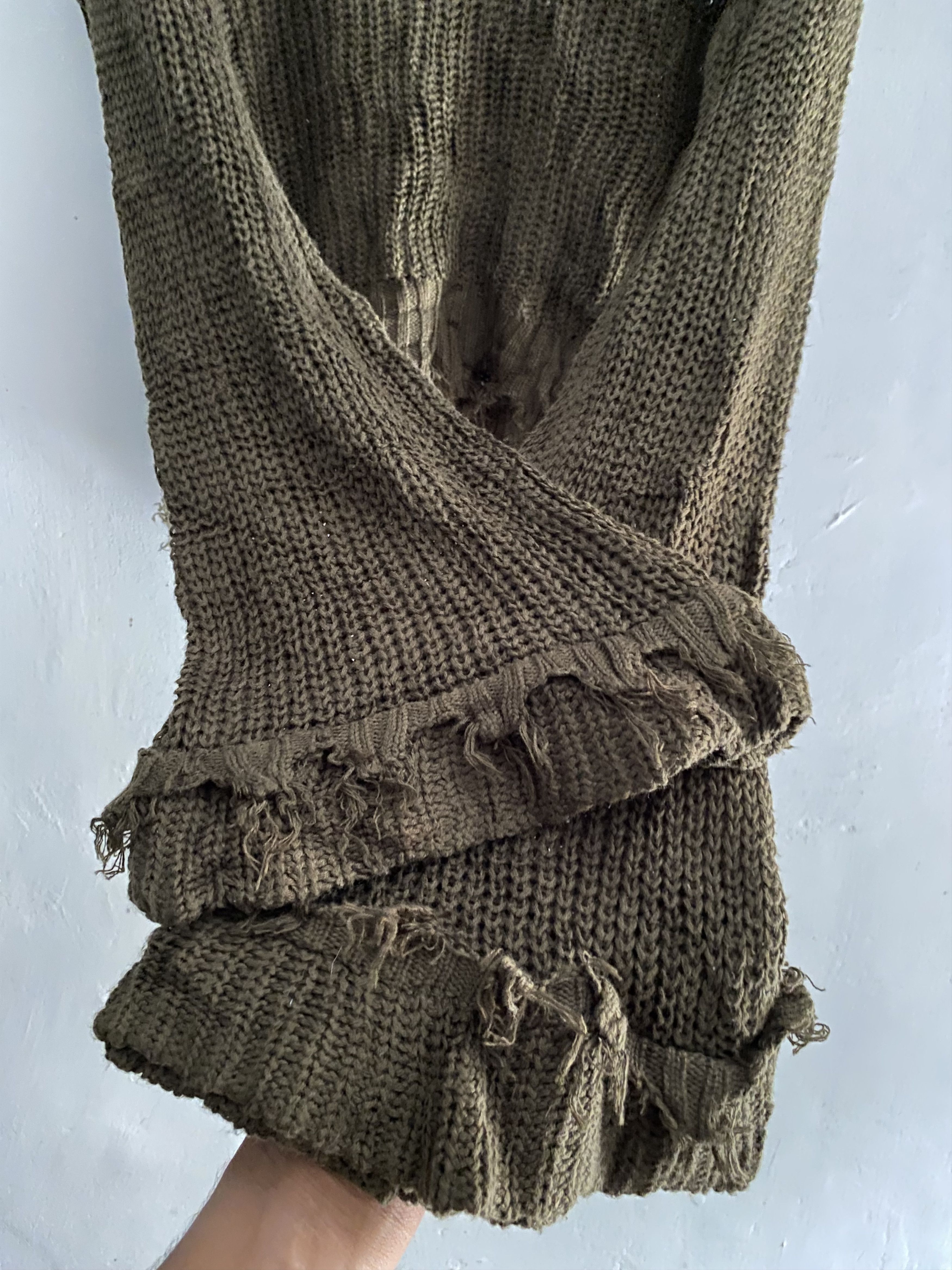 Hysteric Glamour × If Six Was Nine × Japanese Brand Vintage egoist distressed flared knit Size US M / EU 48-50 / 2 - 4 Thumbnail