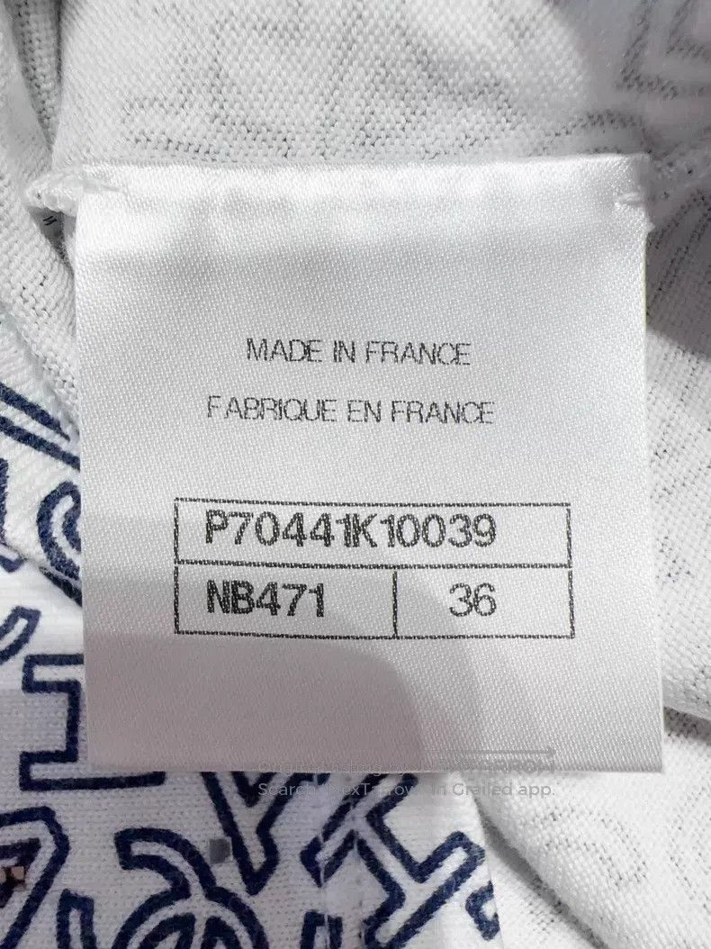 Chanel Chanel 21P full logo long sleeves Size XS / US 0-2 / IT 36-38 - 5 Thumbnail