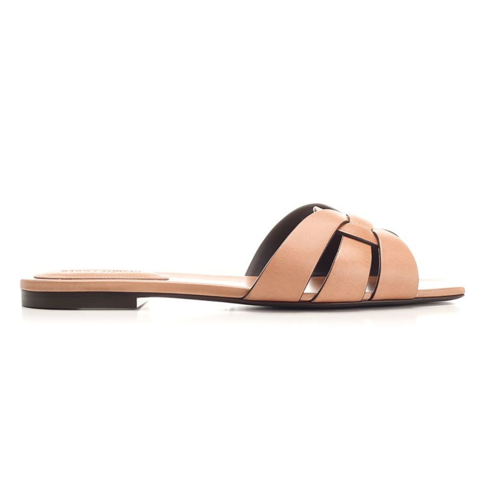 Yves Saint Laurent Saint Laurent YSL Tribute Nu Pieds 05 Corda Beige Leather Size US 9.5 / IT 39.5 - 3 Thumbnail