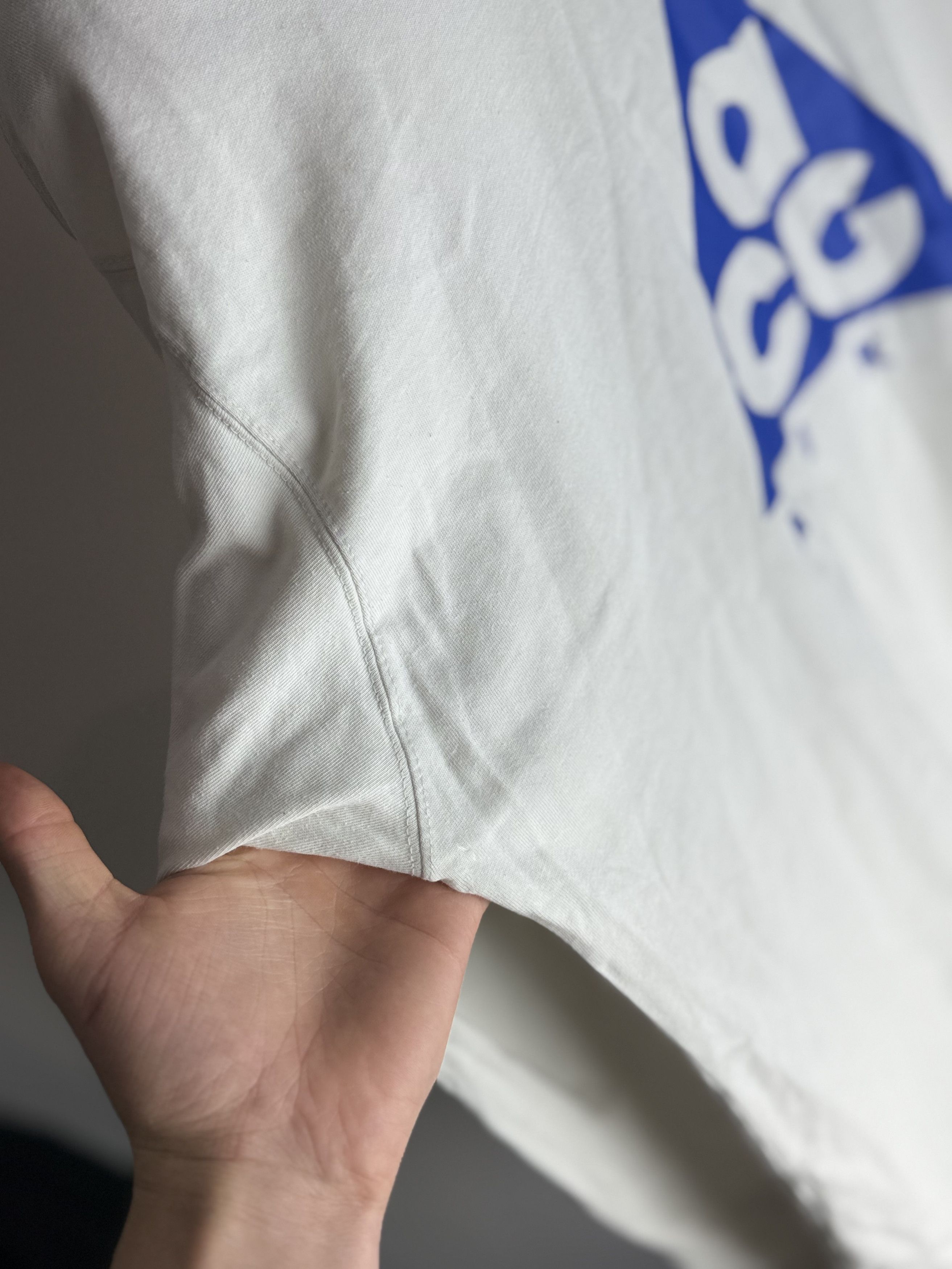 Nike ACG Nike ACG Big Logo White Long Sleeve Tee Size US M / EU 48-50 / 2 - 4 Thumbnail