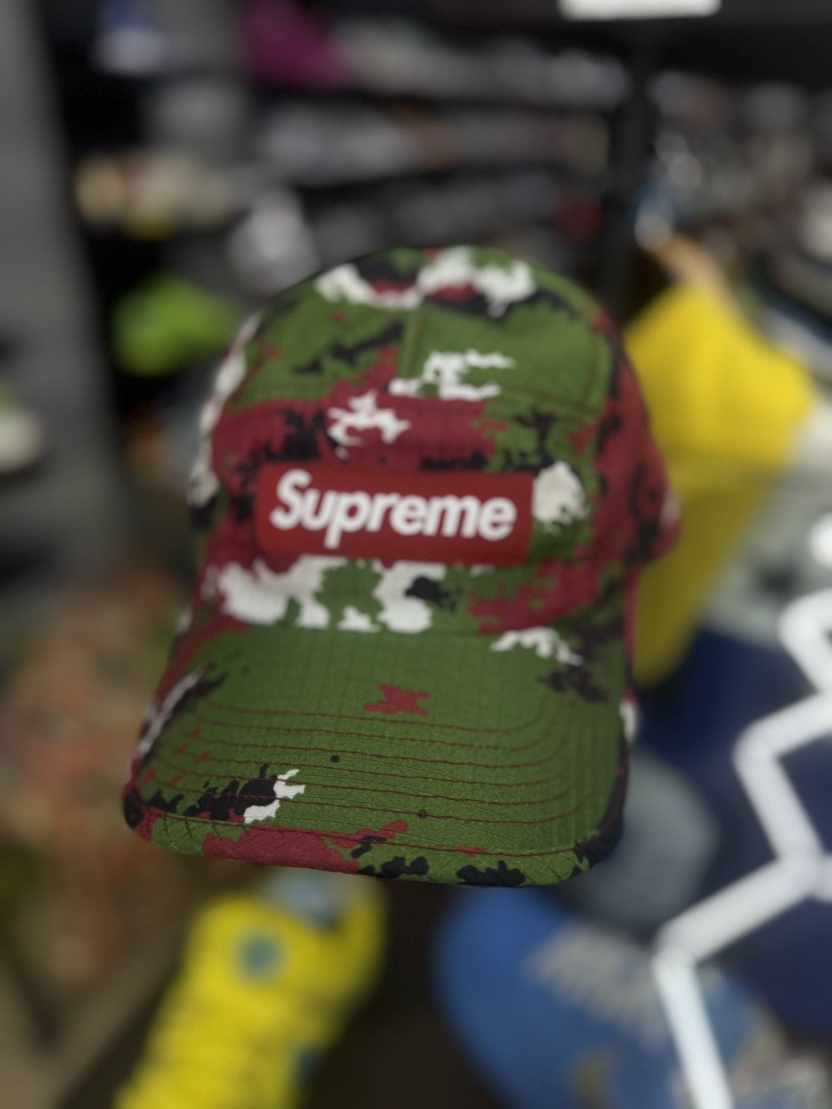 Supreme Supreme Green Camo FW21 Ripstop Hat 🧼 Size ONE SIZE - 4 Thumbnail