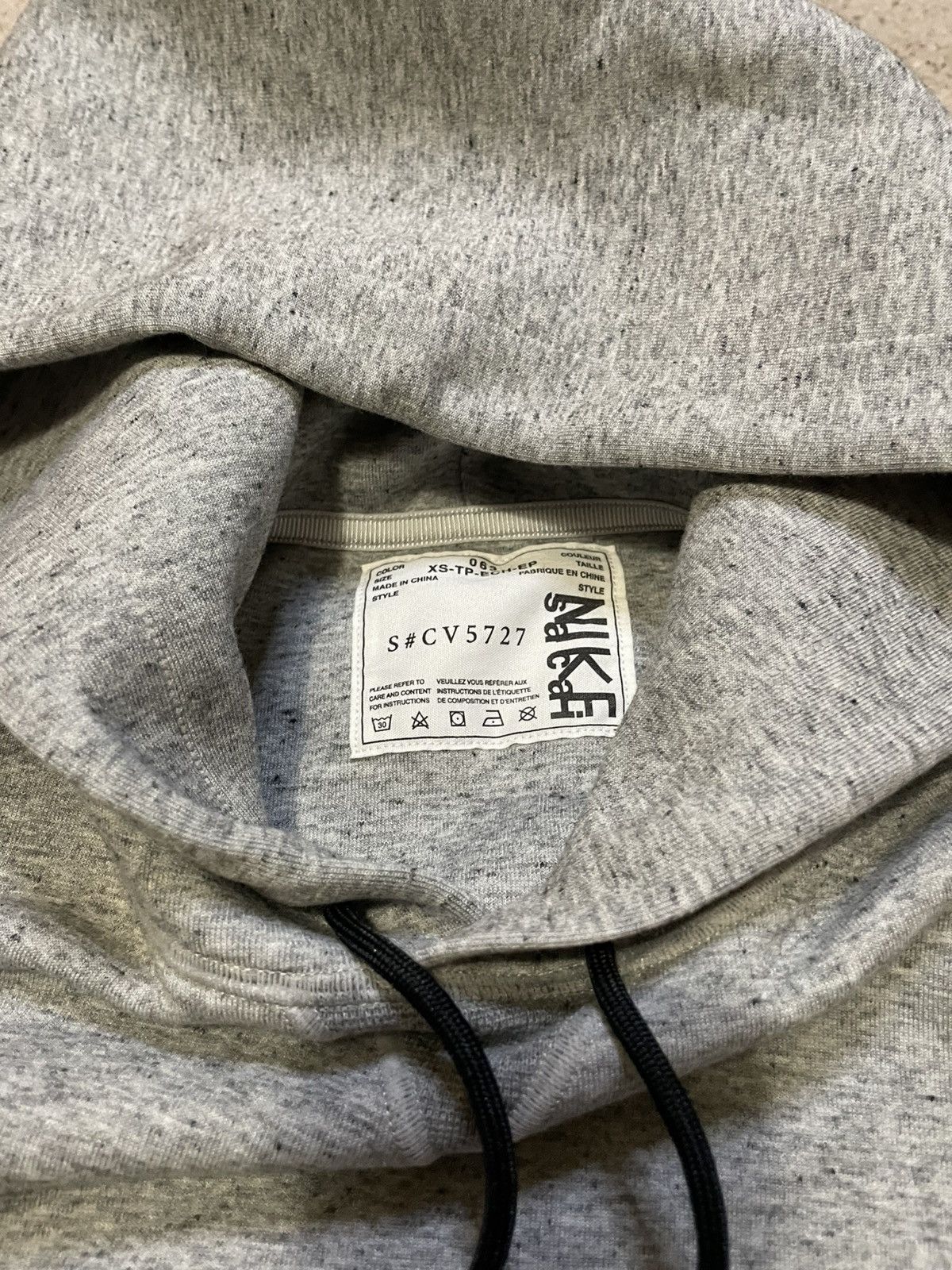 Nike × Sacai Nike sacai Cotton Nylon Hoodie Sweatshirt Size US XS / EU 42 / 0 - 5 Thumbnail
