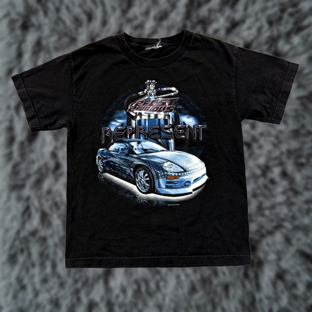 Vintage VINTAGE 2 Fast 2 Furious Shirt Men Small Black Short Sleeve Cars Movie Promo Y2K Size US S / EU 44-46 / 1 - 1 Thumbnail