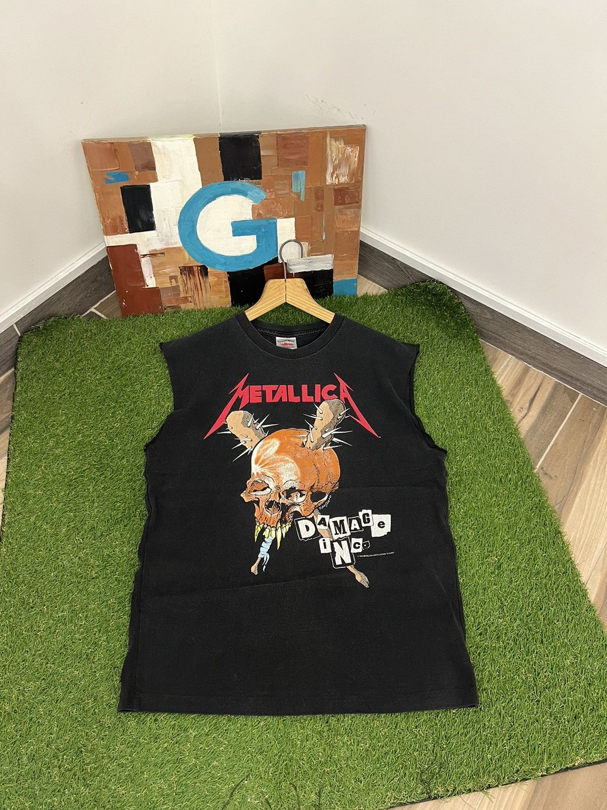 Band Tees Vintage 1994 Metallica Pushead Band Tee Size US XXL / EU 58 / 5 - 1 Thumbnail