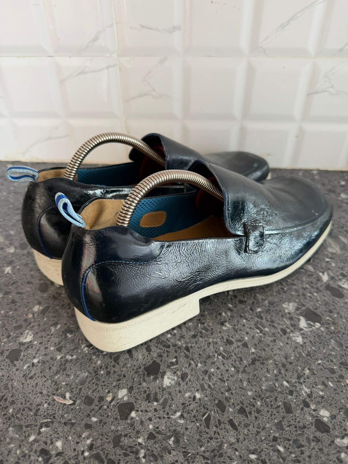 Miu Miu 90s Miu Miu Vintage Prada Square Plaid Loafers Sz 7.5 UK Size US 8.5 / EU 41-42 - 5 Thumbnail