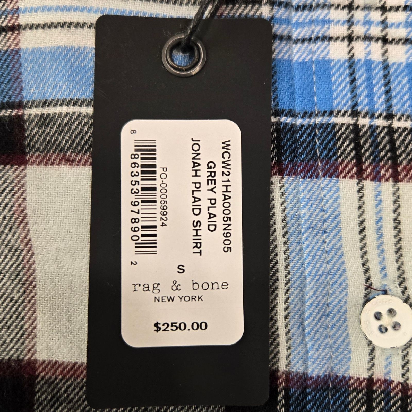 Rag & Bone Rag & Bone Jonah Plaid Button Down Shirt Size Small $250 NWT Size S / US 4 / IT 40 - 7 Thumbnail