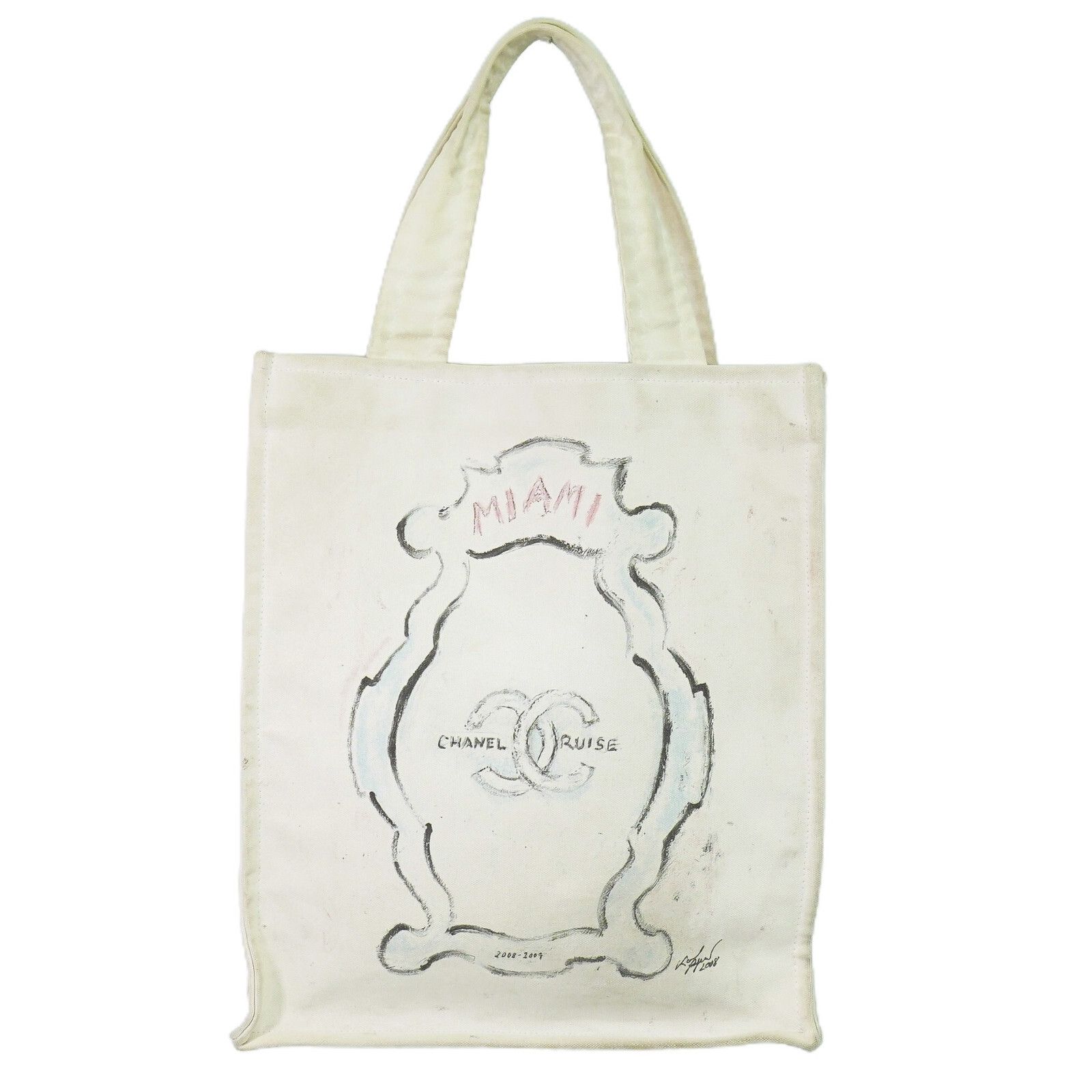 Chanel Chanel Cruise Tote Printed Canvas Size ONE SIZE - 1 Thumbnail