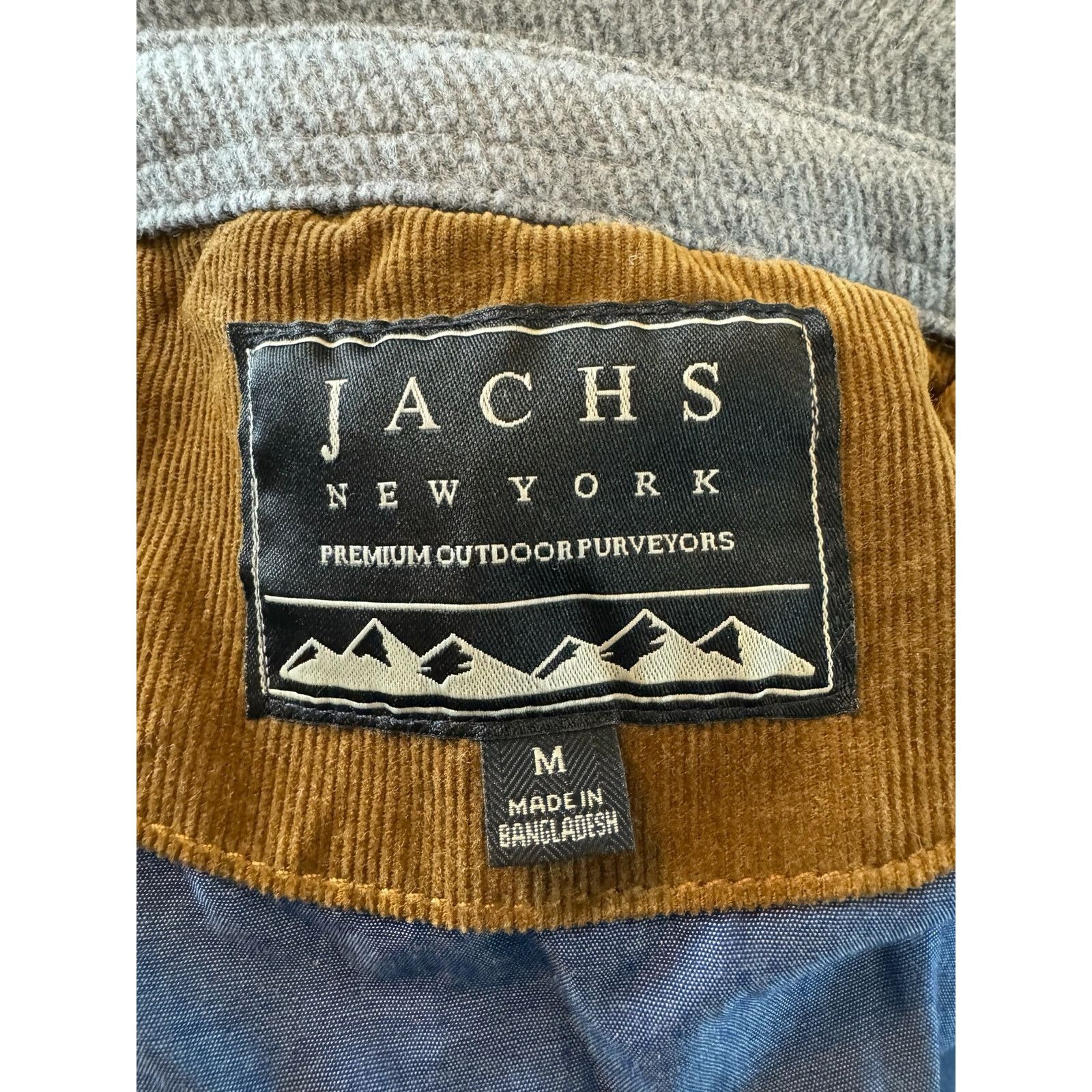 JACHS NY JACHS New York Fully Lined Wool Blend Shirt Jacket Gray MED Size US M / EU 48-50 / 2 - 6 Thumbnail