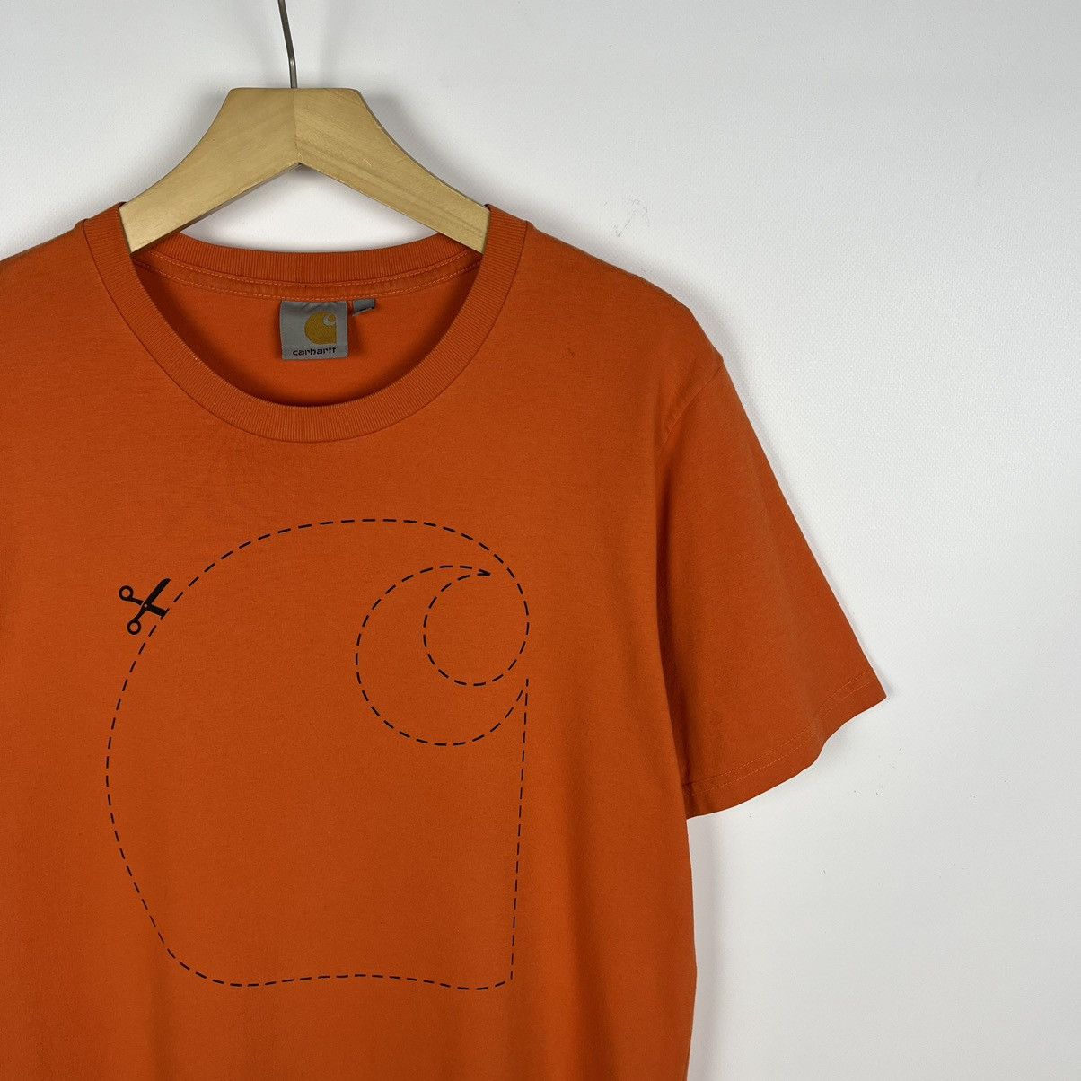 Carhartt Vintage Carhartt scissors big logo tee 90’s Size US M / EU 48-50 / 2 - 2 Thumbnail