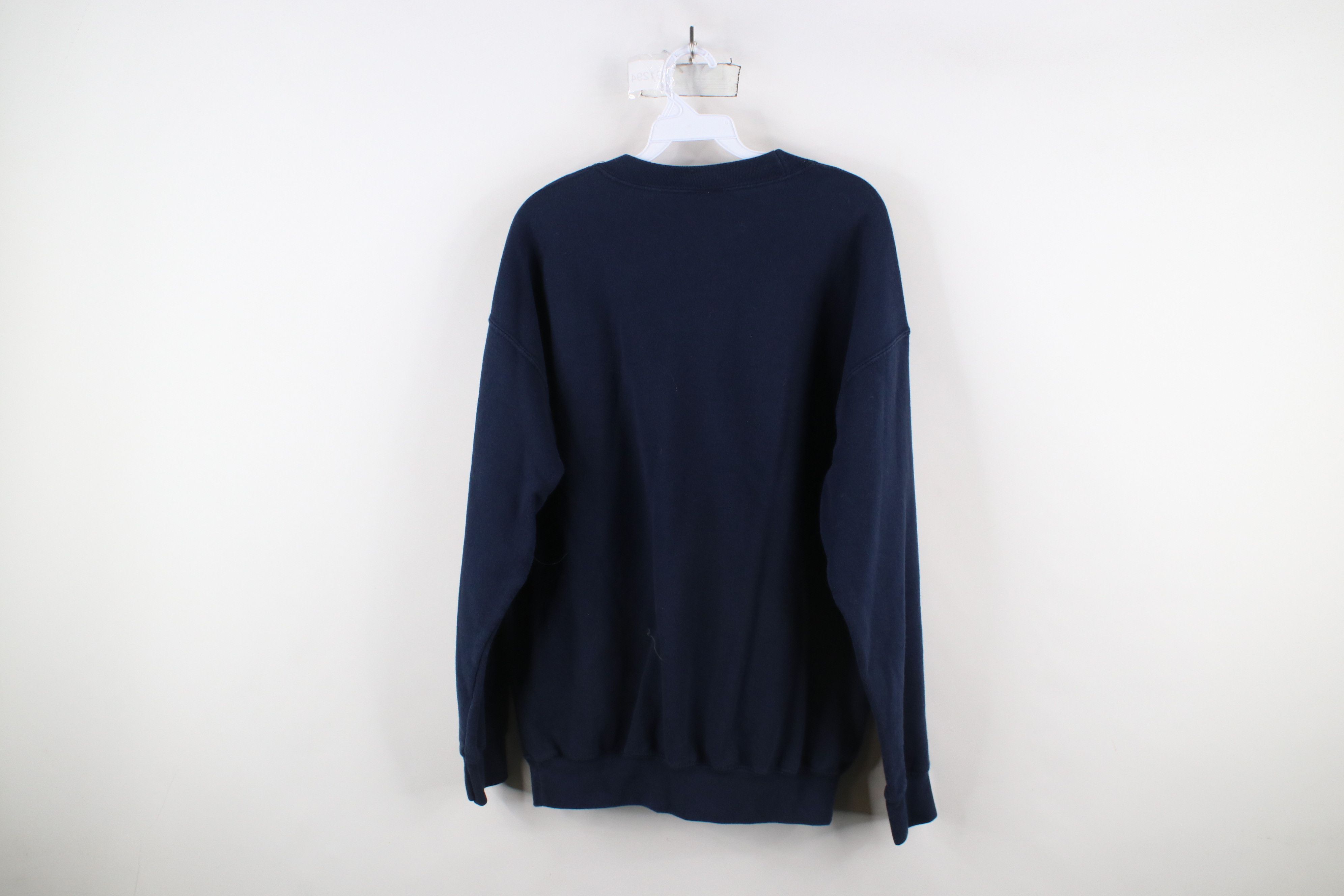 Vintage Vintage 90s Spell Out Fire Fighters Crewneck Sweatshirt Blue Size US L / EU 52-54 / 3 - 7 Thumbnail