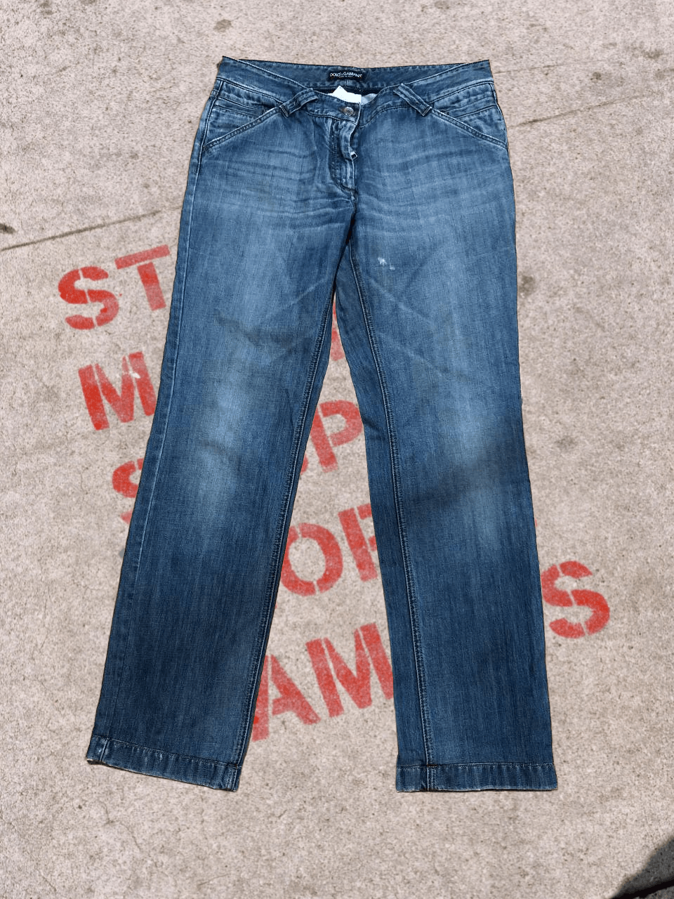 Dolce & Gabbana DOLCE & GABBANA JEANS DENIM PANTS Size US 30 / EU 46 - 1 Thumbnail