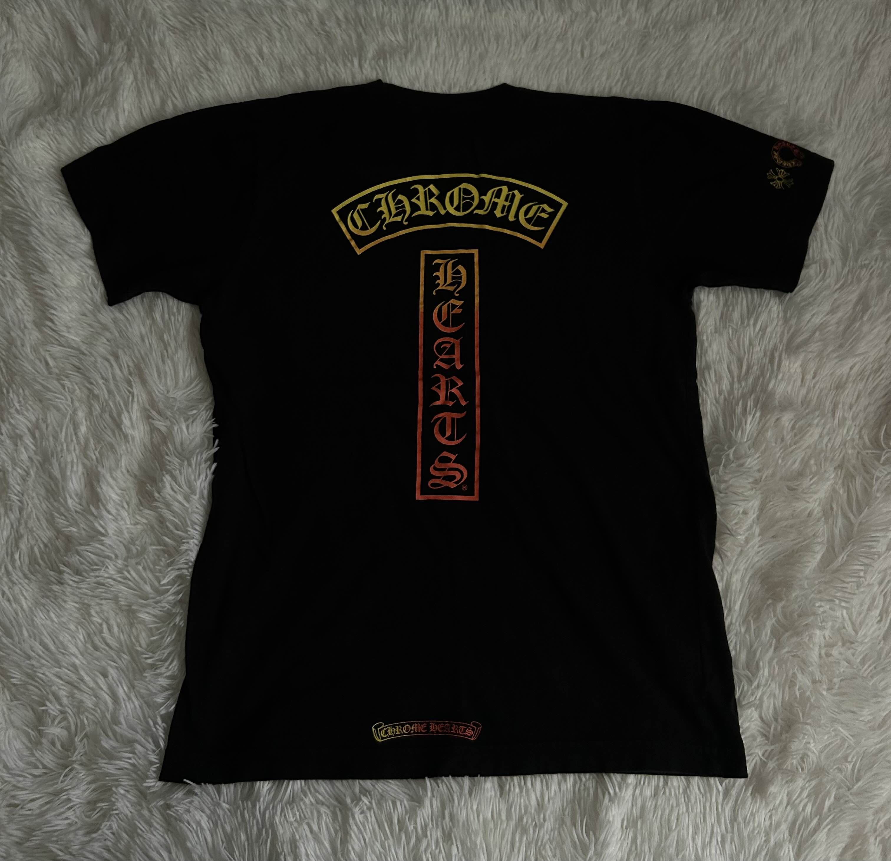 Chrome Hearts Chrome Hearts Yellow Red Gradient Logo Size US M / EU 48-50 / 2 - 1 Thumbnail