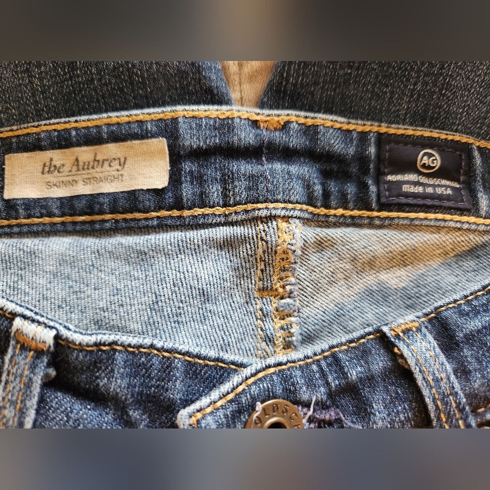 AG Adriano Goldschmied AG Adriano Goldschmied The Aubrey Skinny straight jeans 26 Size 26" / US 2 / IT 38 - 10 Thumbnail