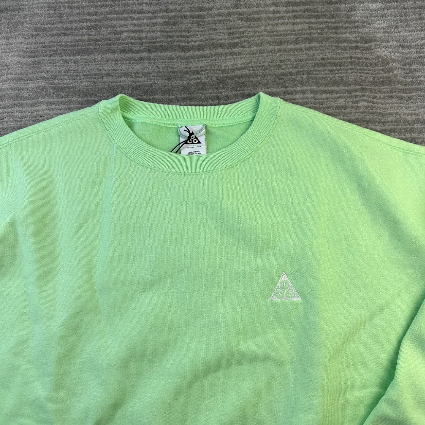 Nike Nike ACG Sweatshirt Mens XLT Extra Large Tall Therma Fit Fleece Crew Pullover Size US XL / EU 56 / 4 - 3 Thumbnail