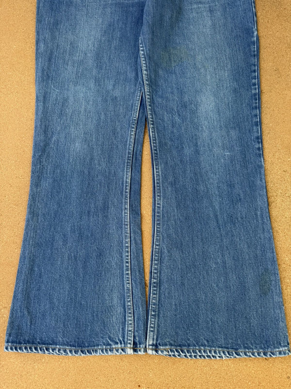 Levi's Vtg 70’s Levi’s 646 Orange Tab Bellbottom Flare Jeans 38x30 Size US 38 / EU 54 - 3 Thumbnail
