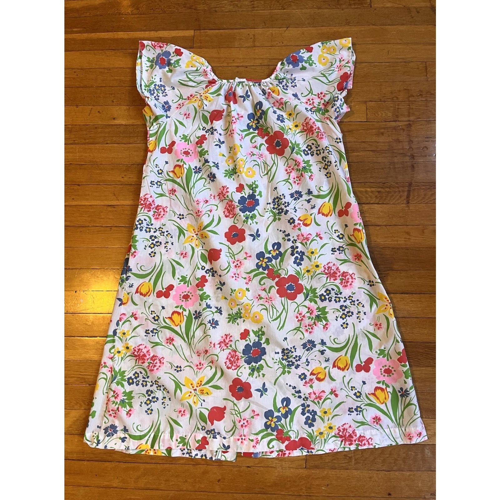 Vintage VINTAGE Buzz About By Rosemary Long House Dress Kaftan One Size Floral Womens Size ONE SIZE - 7 Thumbnail