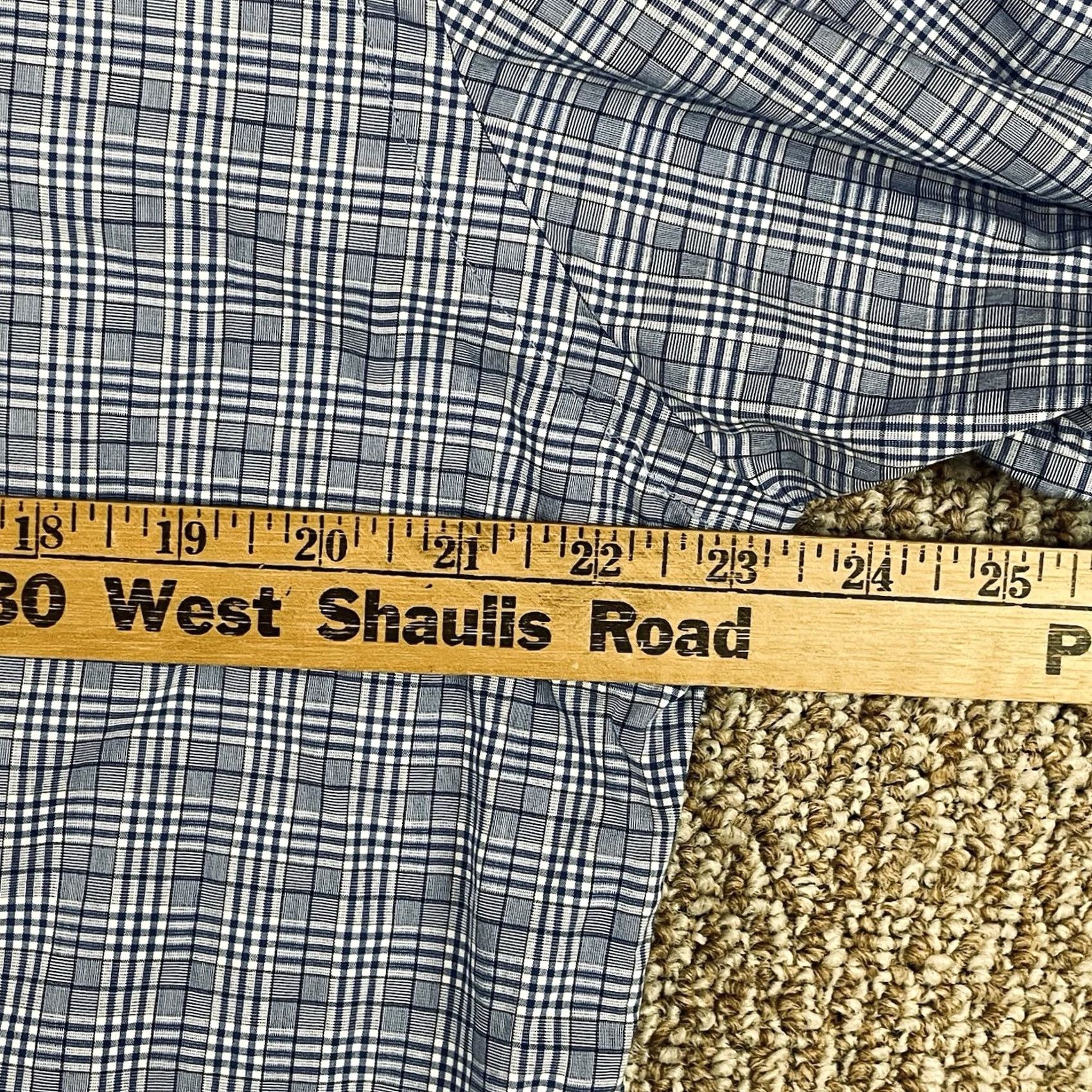 Polo Ralph Lauren Polo Ralph Lauren Shirt Slim Fit XL Blue Plaid Button-Up Men's Size US XL / EU 56 / 4 - 5 Thumbnail