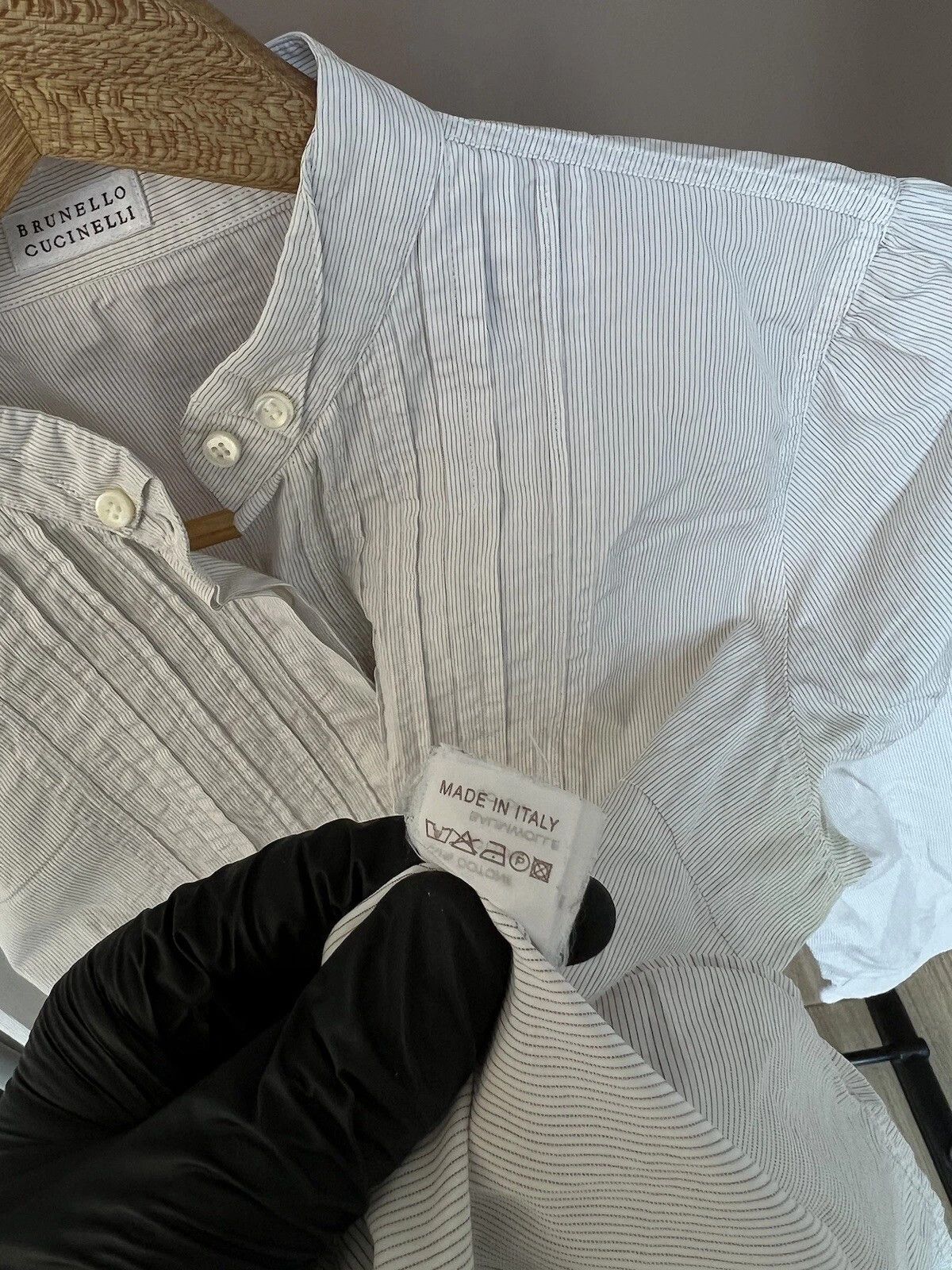 Brunello Cucinelli Brunello Cucinelli Button Up Shirt Womens Size XL/L Size L / US 10 / IT 46 - 10 Thumbnail